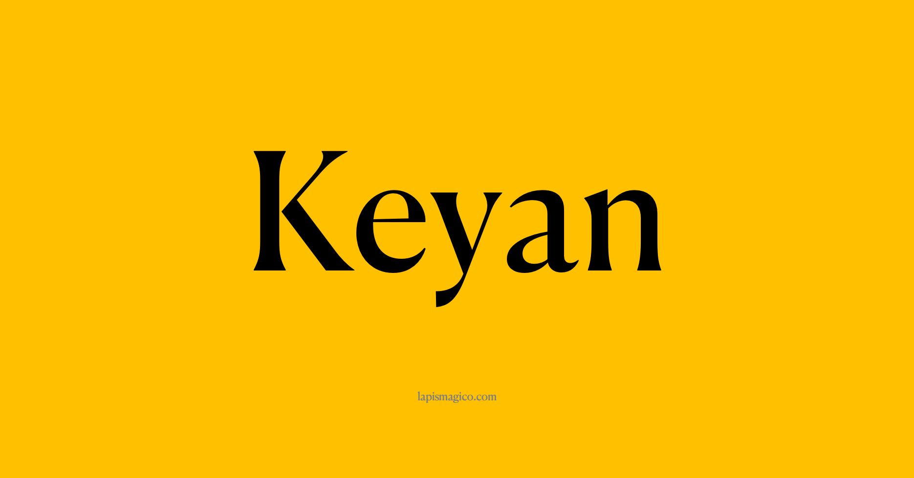 Nome Keyan, ficha divertida com pontilhado para crianças