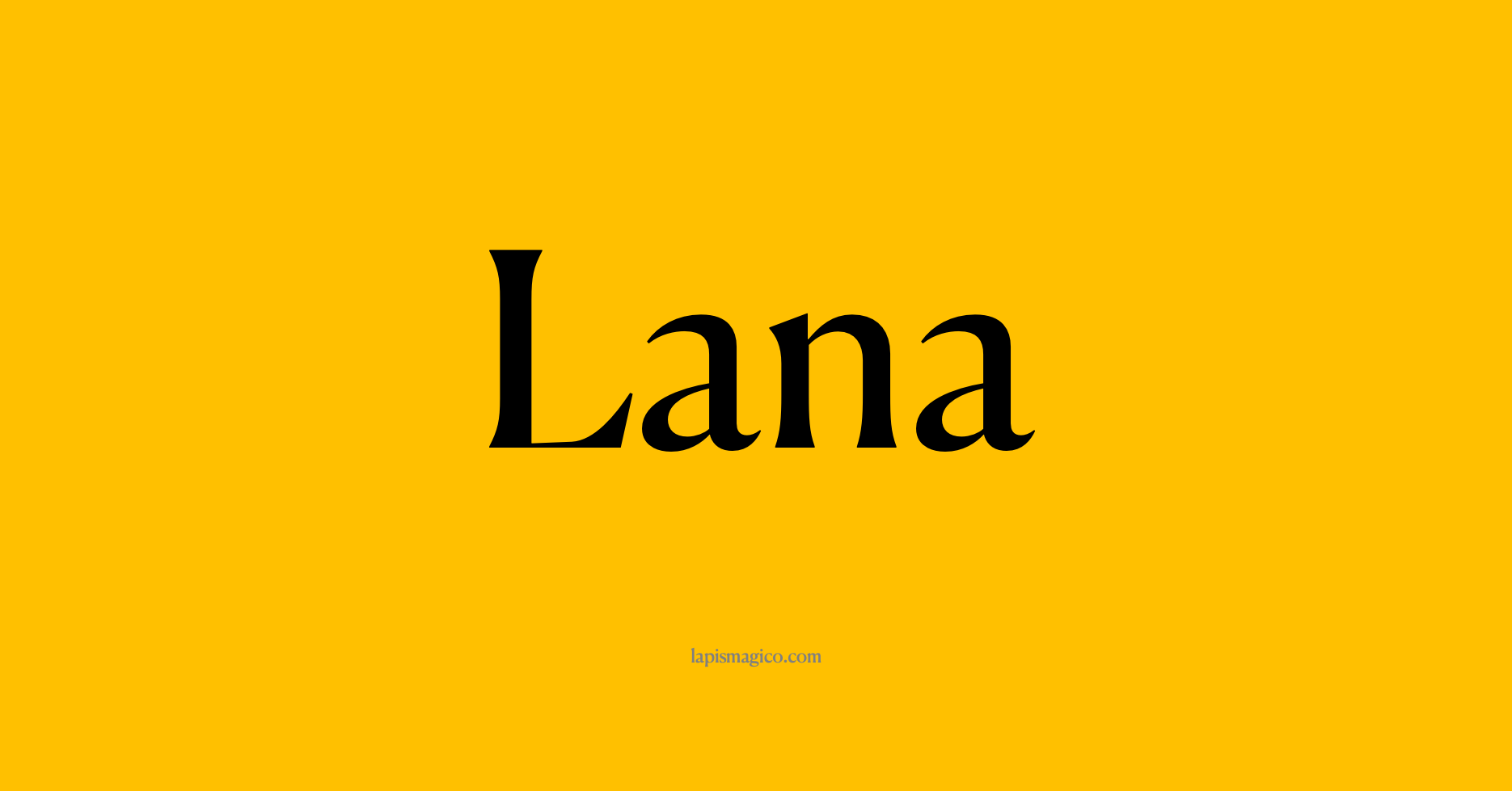 Nome Lana, ficha divertida com pontilhado para crianças