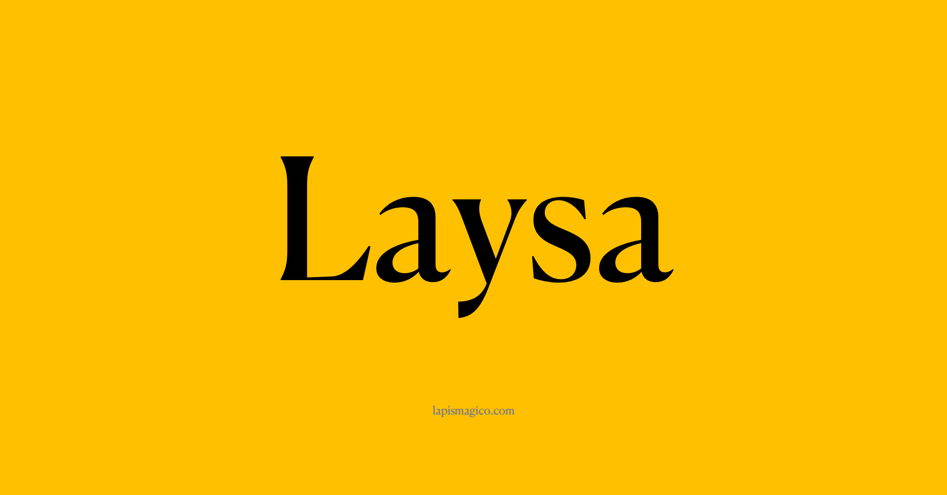 Nome Laysa, ficha divertida com pontilhado para crianças