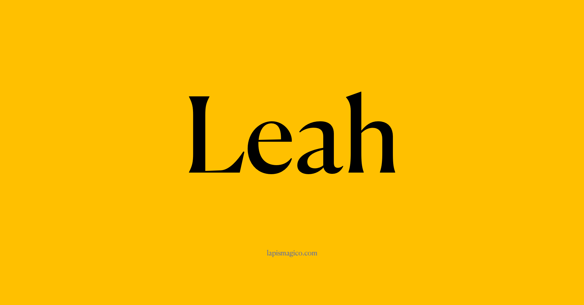 Nome Leah, ficha divertida com pontilhado para crianças