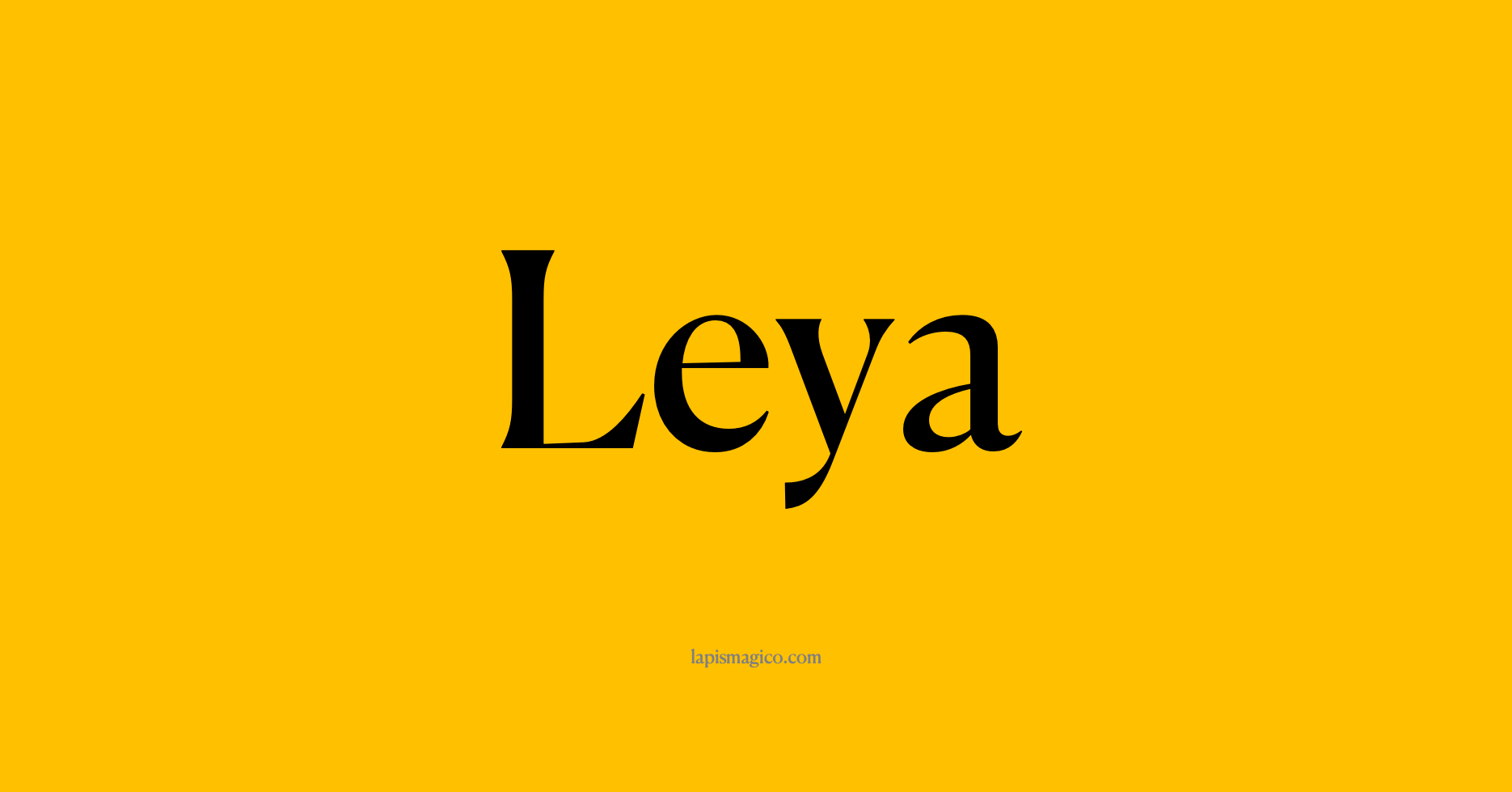 Nome Leya, ficha divertida com pontilhado para crianças