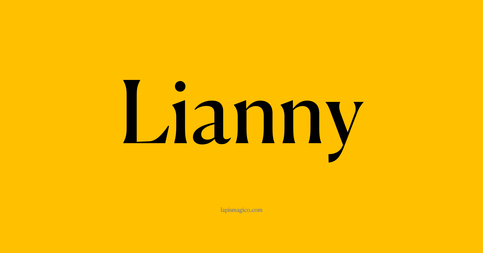 Nome Lianny, ficha divertida com pontilhado para crianças