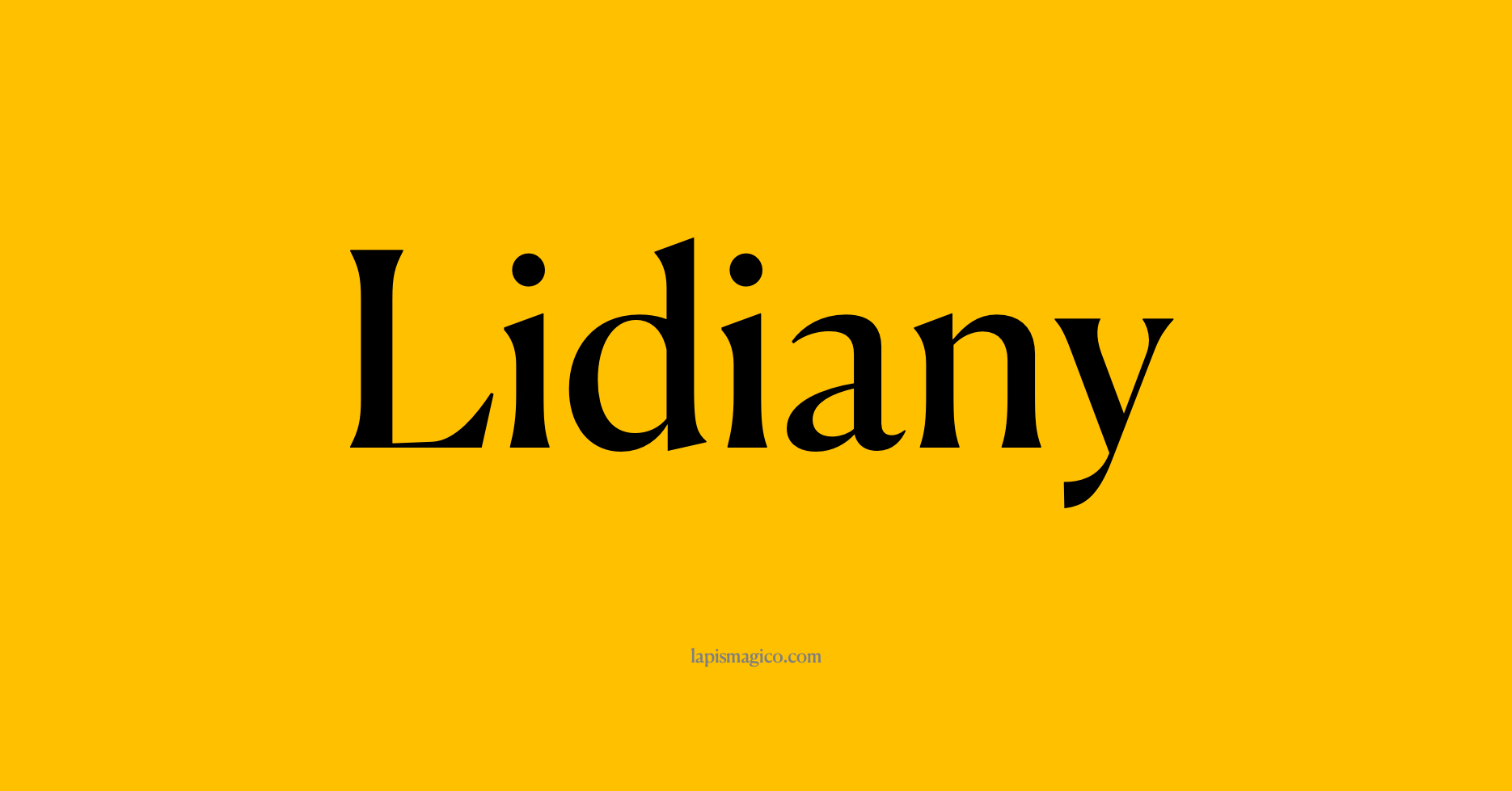 Nome Lidiany, ficha divertida com pontilhado para crianças
