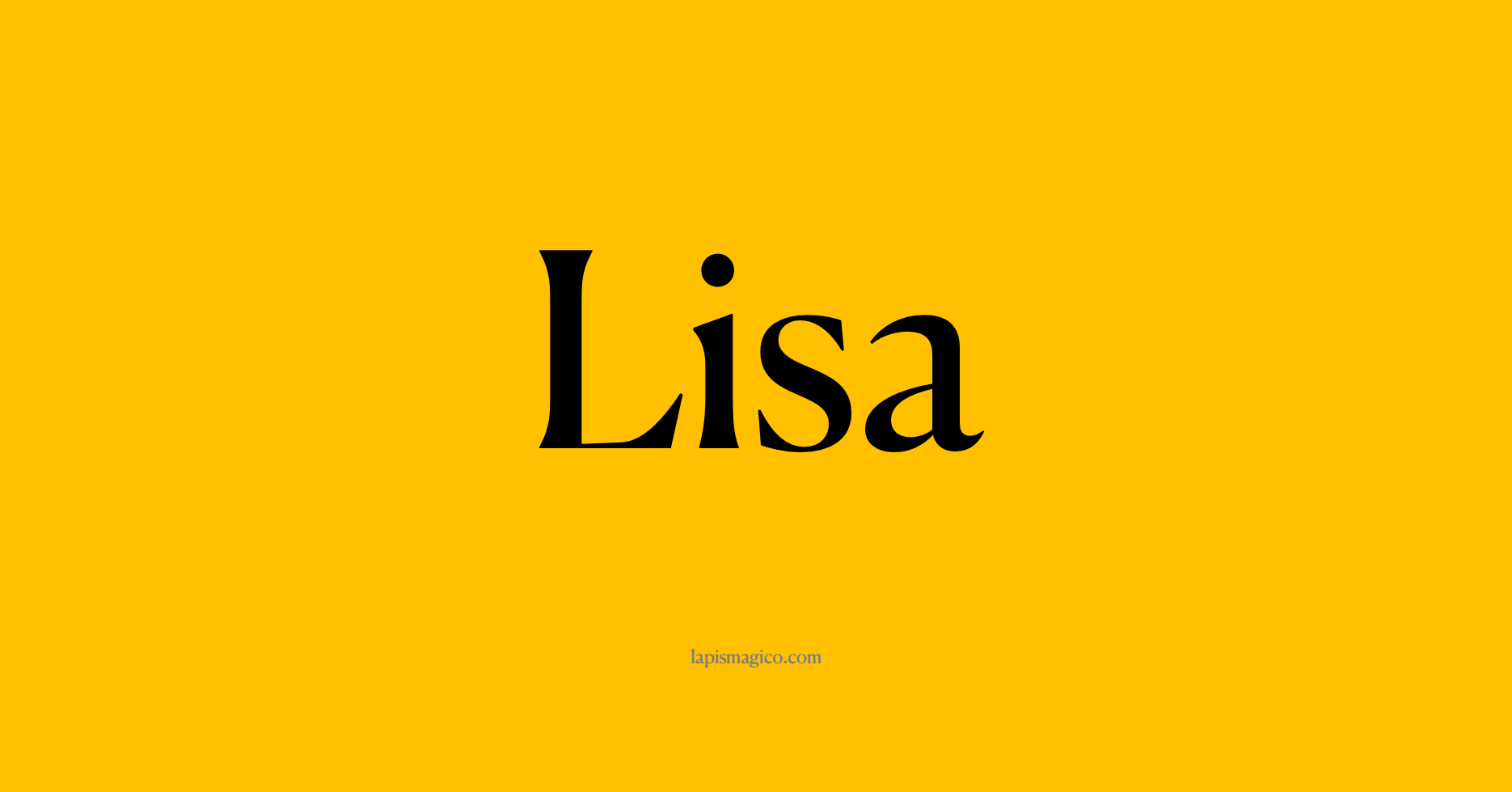 Nome Lisa, ficha divertida com pontilhado para crianças