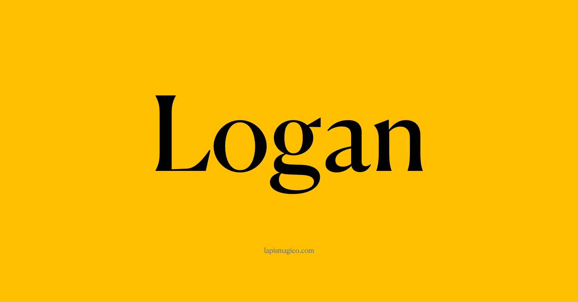 Nome Logan, ficha divertida com pontilhado para crianças