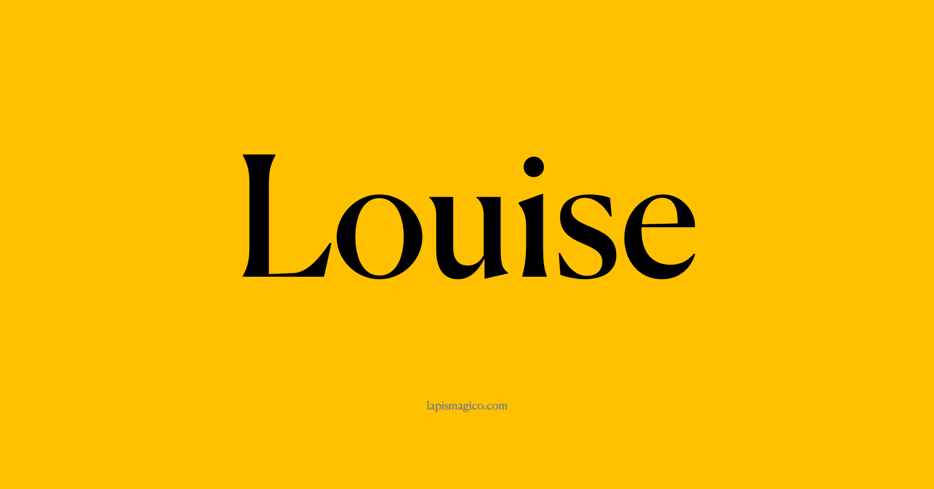 Nome Louise, ficha divertida com pontilhado para crianças