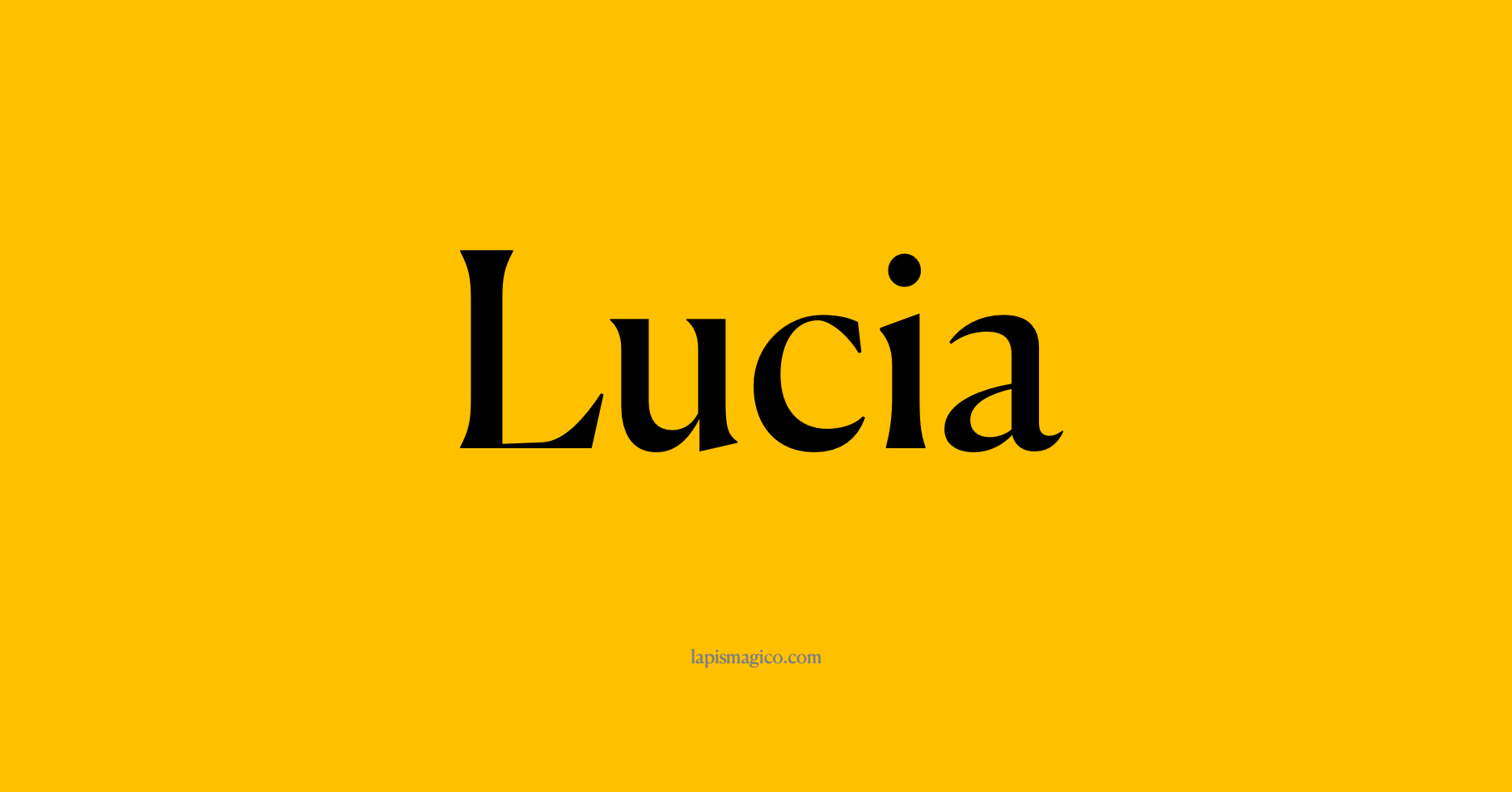 Nome Lucia, ficha divertida com pontilhado para crianças