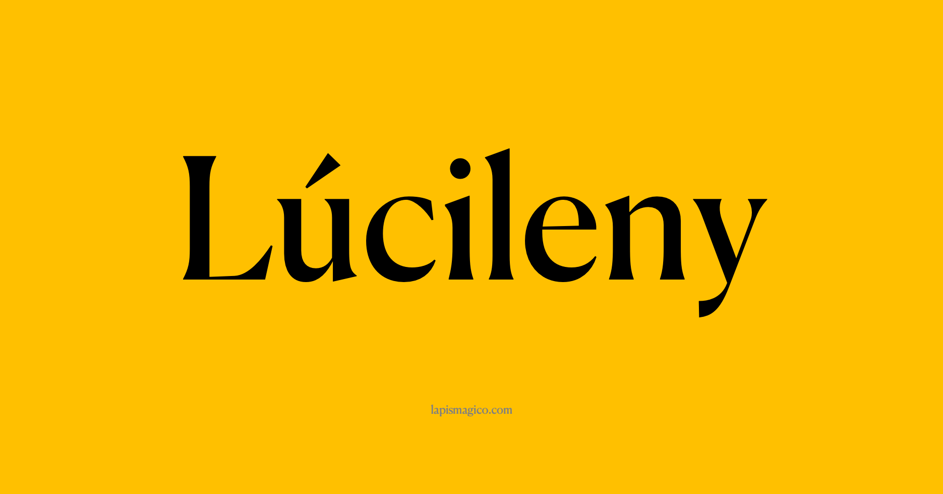 Nome Lúcileny, ficha divertida com pontilhado para crianças