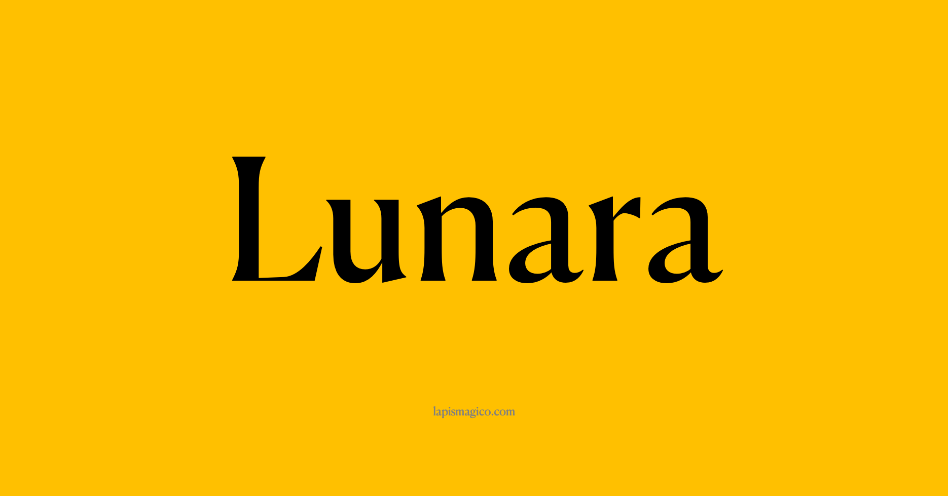 Nome Lunara, ficha divertida com pontilhado para crianças