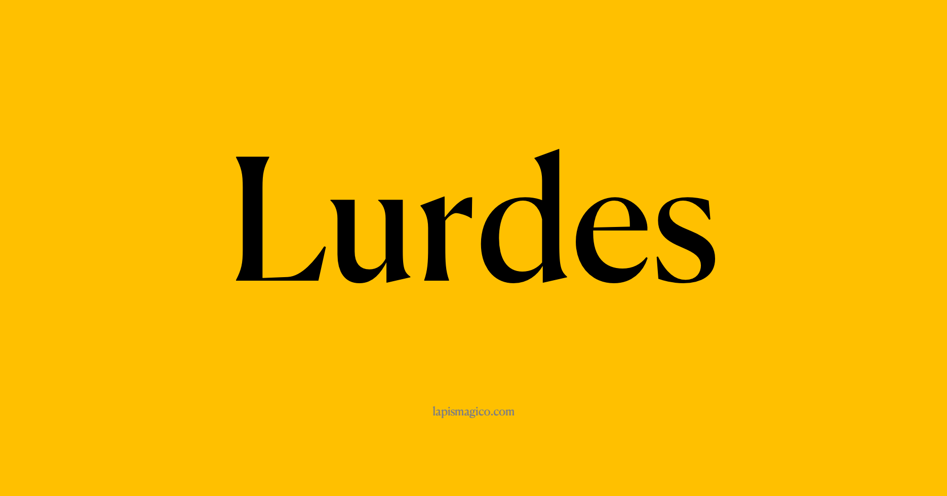Nome Lurdes, ficha divertida com pontilhado para crianças