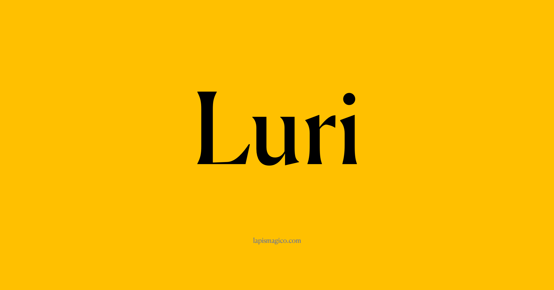 Nome Luri, ficha divertida com pontilhado para crianças