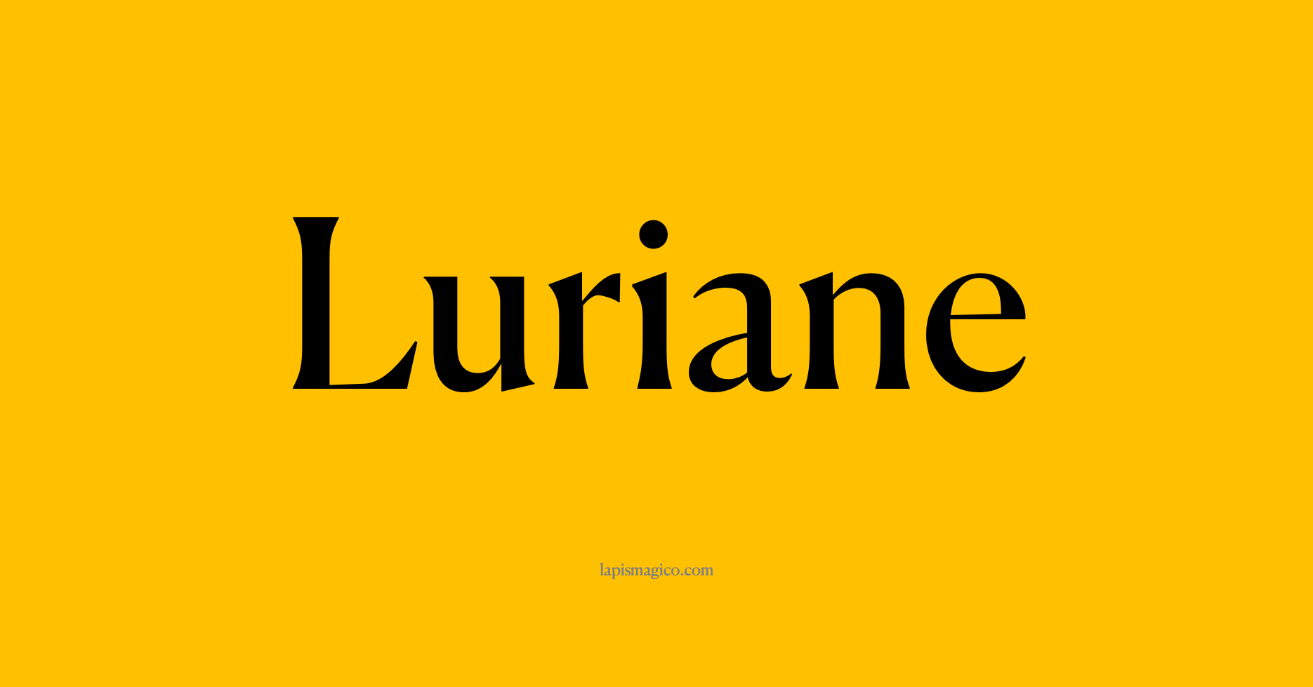 Nome Luriane, ficha divertida com pontilhado para crianças