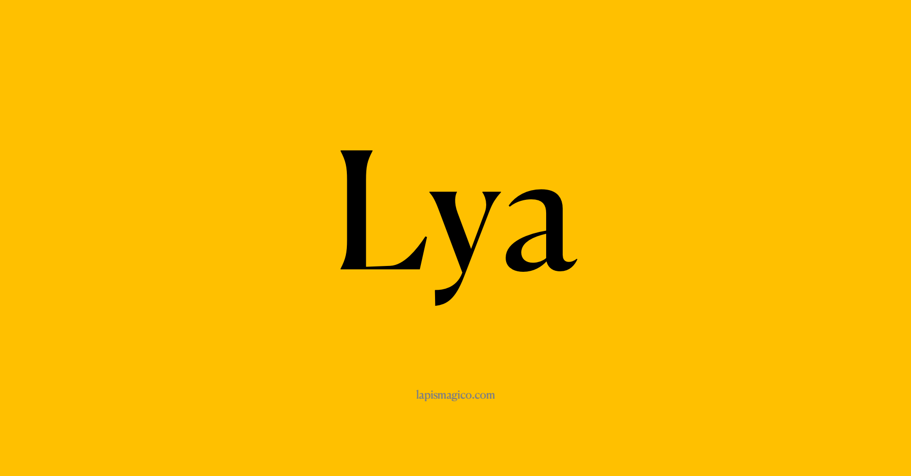 Nome Lya, ficha divertida com pontilhado para crianças