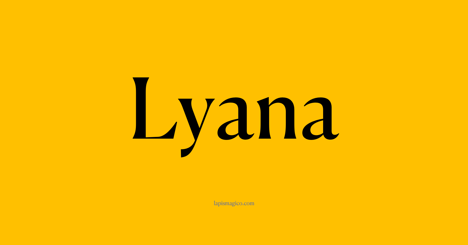 Nome Lyana, ficha divertida com pontilhado para crianças