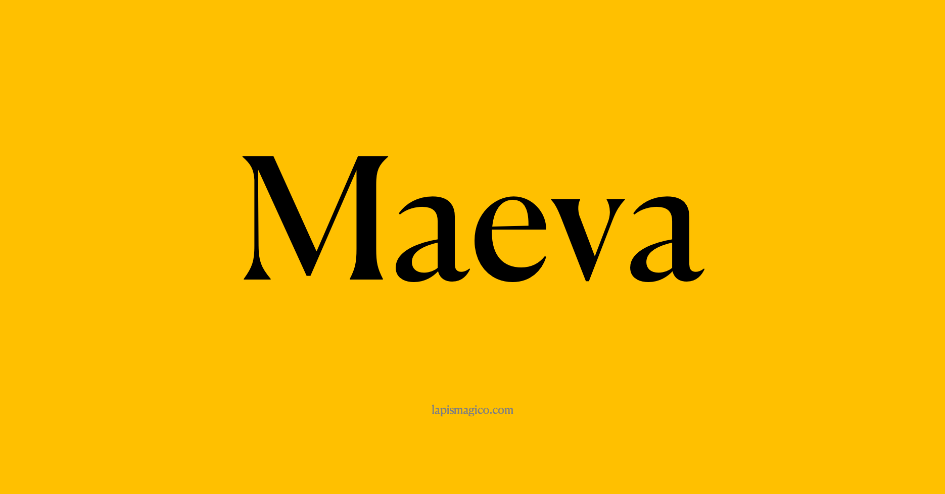 Nome Maeva, ficha divertida com pontilhado para crianças