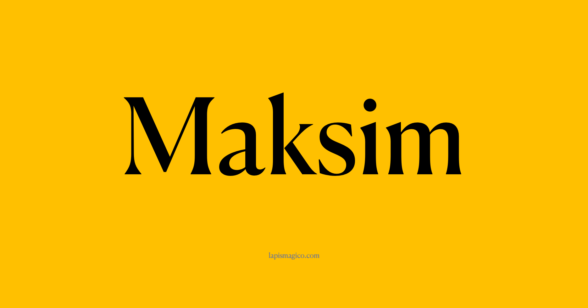 Nome Maksim, ficha divertida com pontilhado para crianças