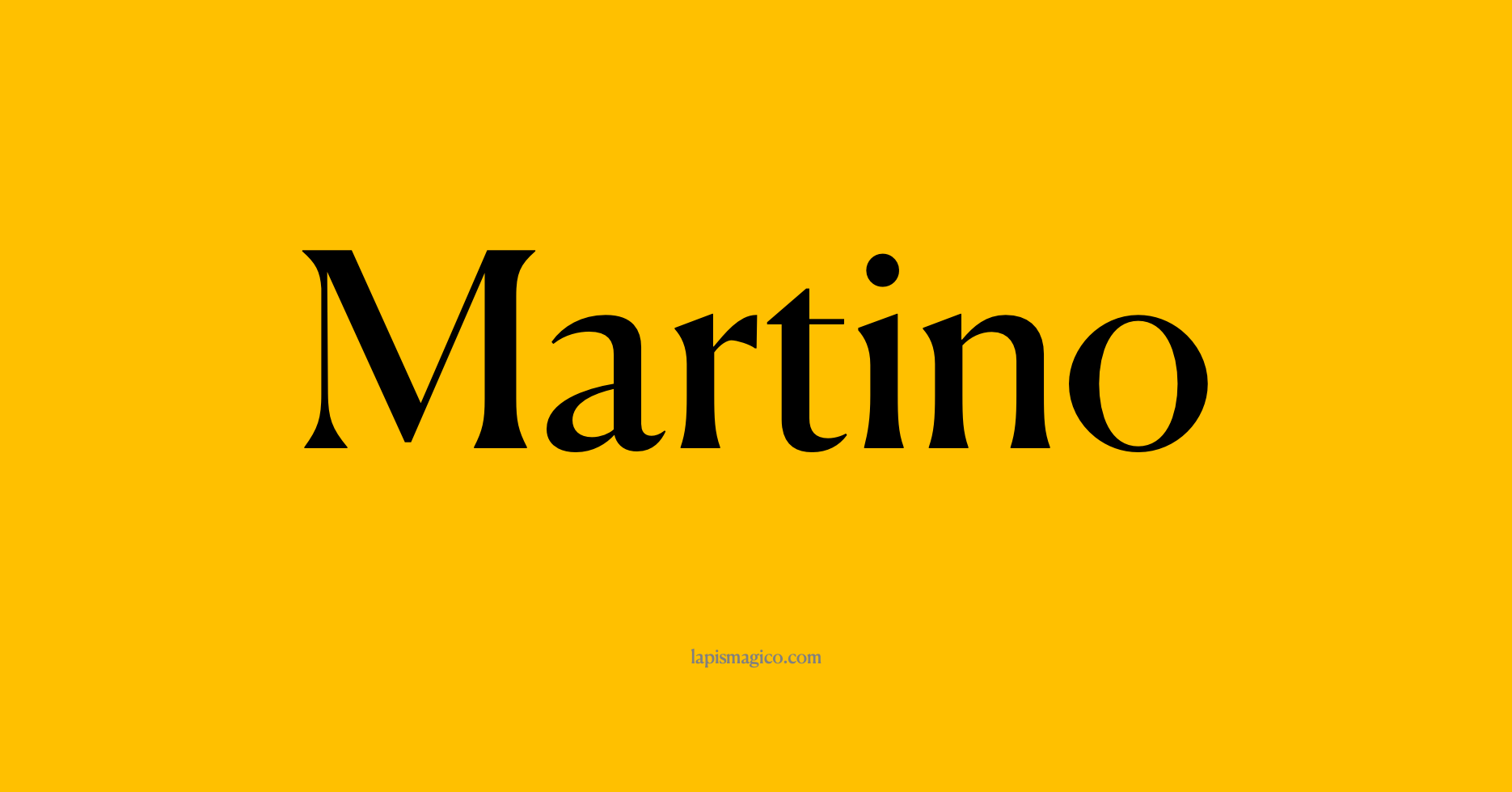 Nome Martino, ficha divertida com pontilhado para crianças