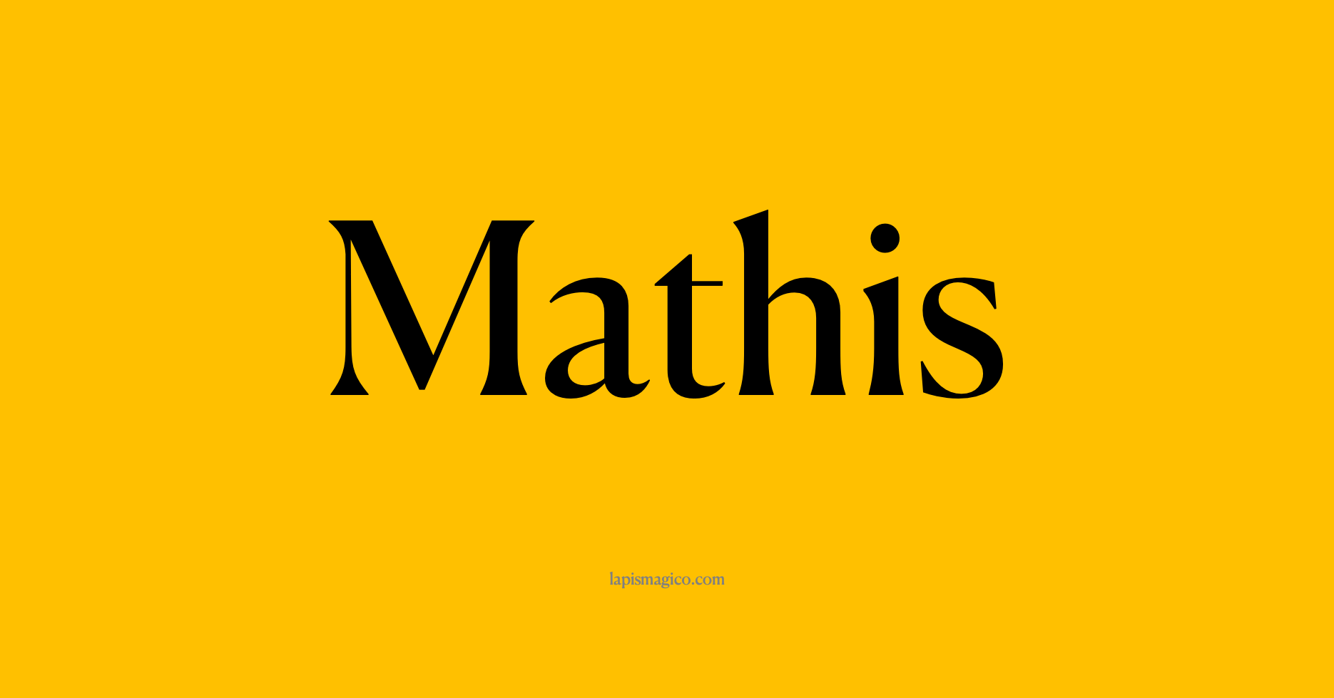 Nome Mathis, ficha divertida com pontilhado para crianças