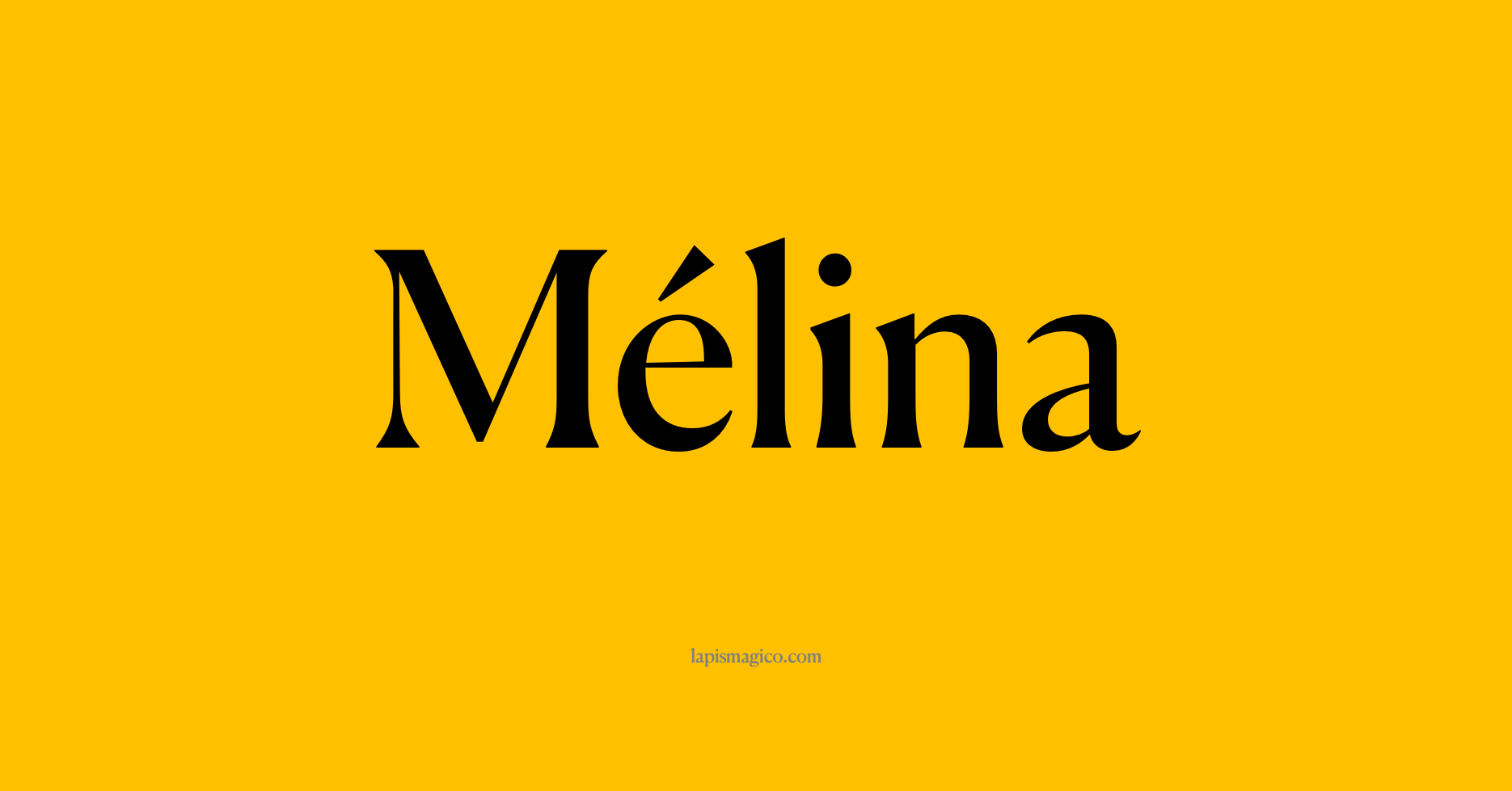 Nome Mélina, ficha divertida com pontilhado para crianças