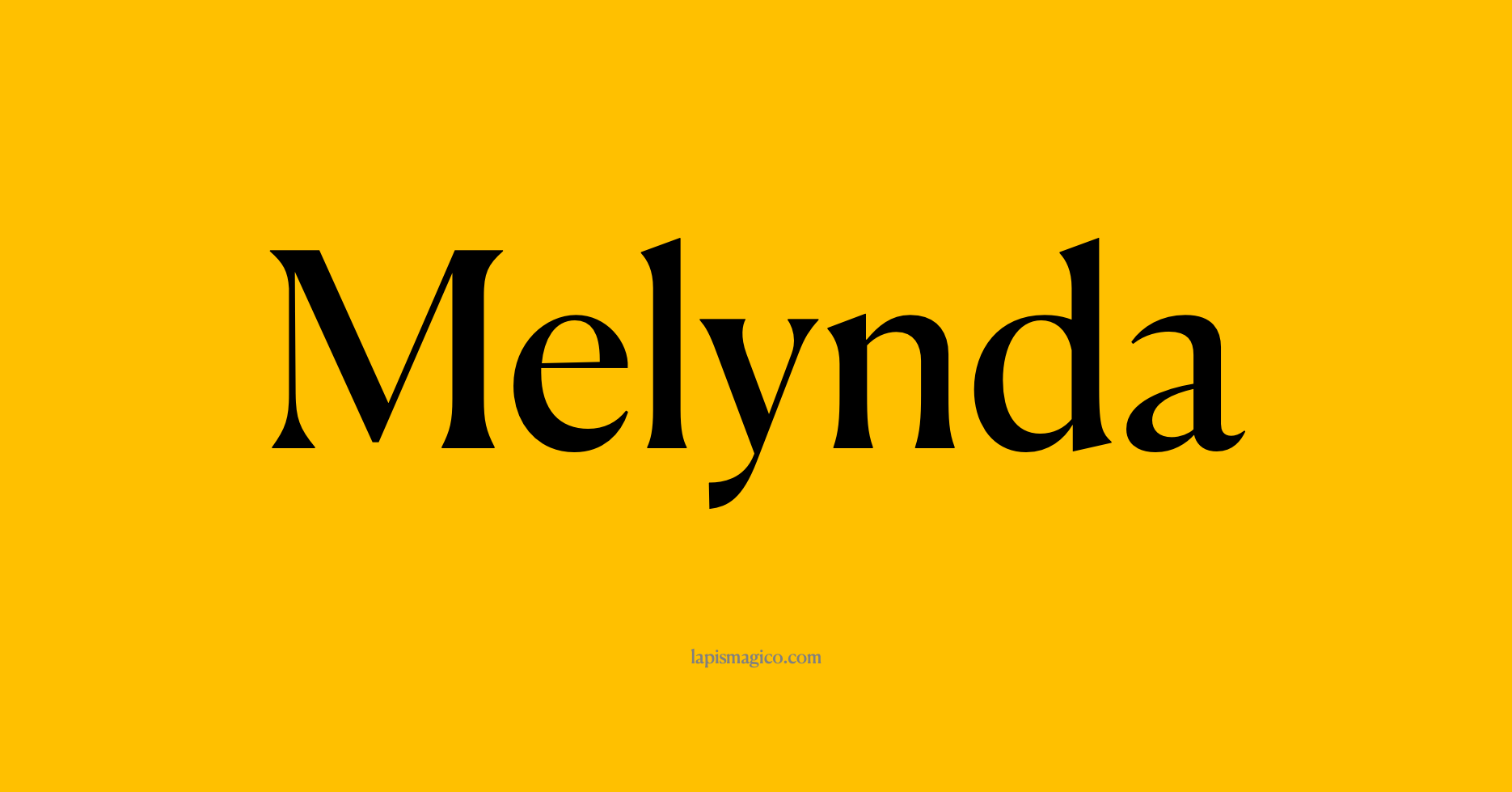 Nome Melynda, ficha divertida com pontilhado para crianças