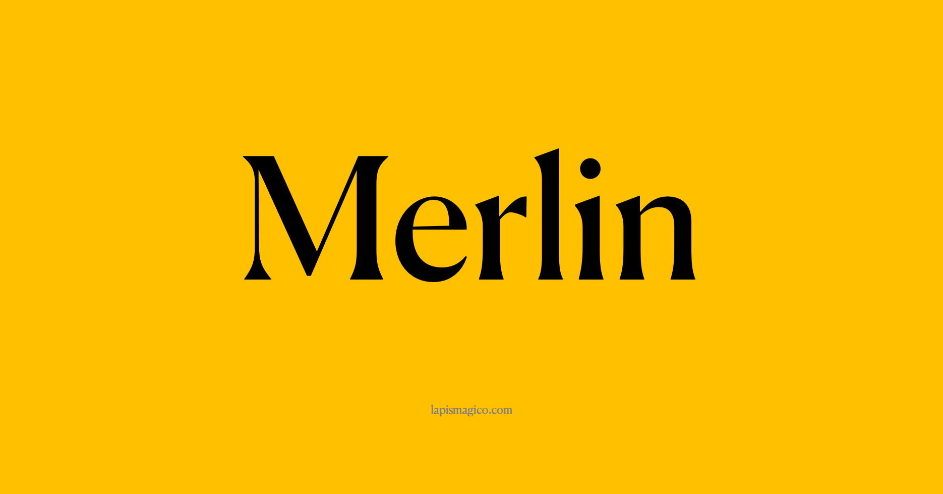 Nome Merlin, ficha divertida com pontilhado para crianças