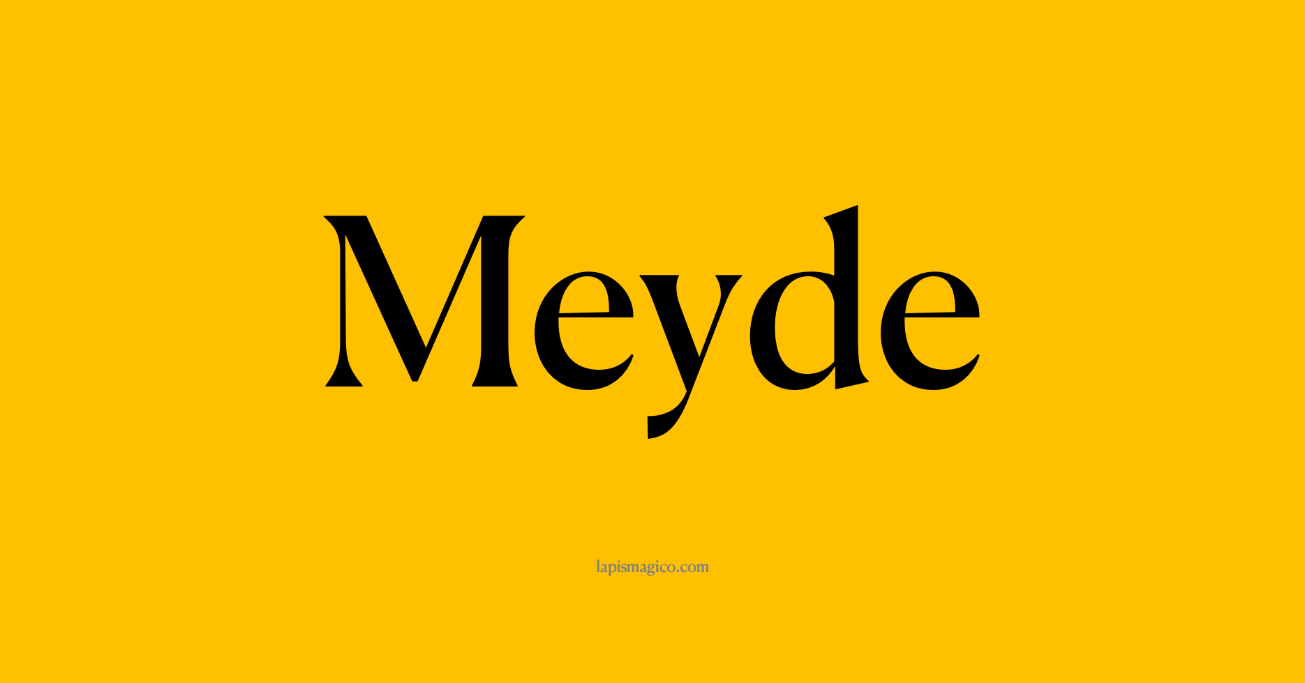 Nome Meyde, ficha divertida com pontilhado para crianças