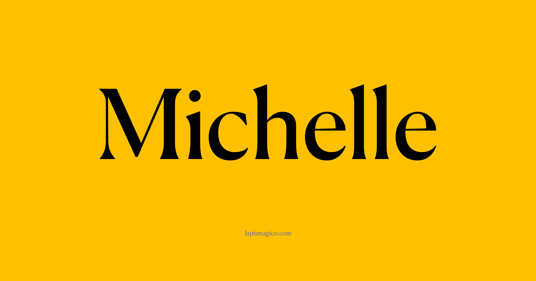 Nome Michelle, ficha divertida com pontilhado para crianças