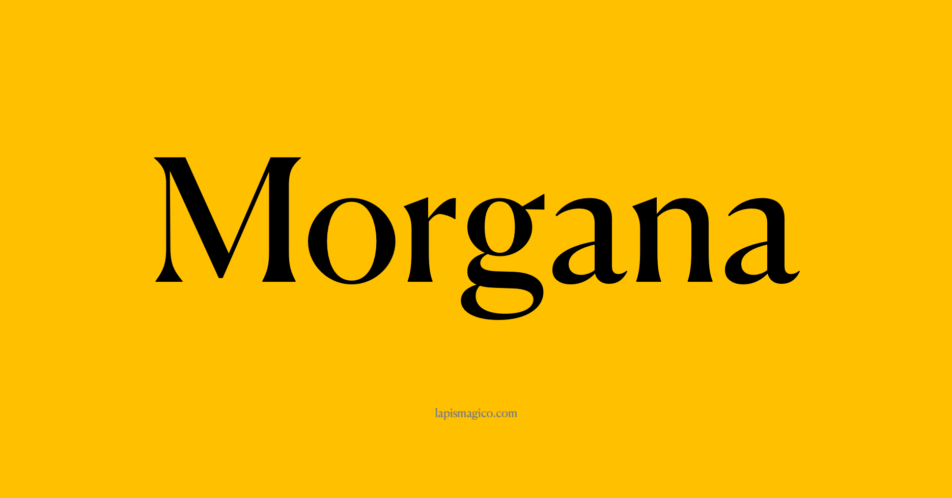 Nome Morgana, ficha divertida com pontilhado para crianças