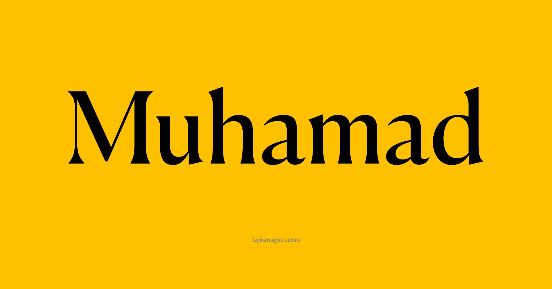 Nome Muhamad, ficha divertida com pontilhado para crianças