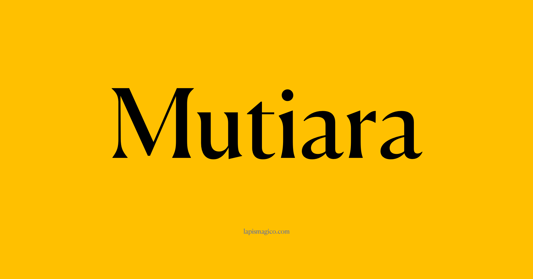 Nome Mutiara, ficha divertida com pontilhado para crianças