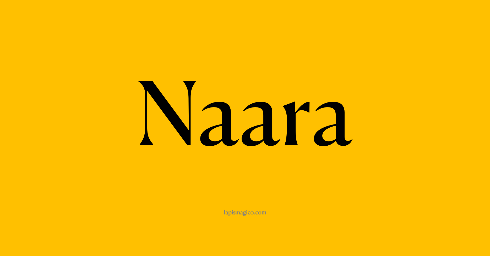Nome Naara, ficha divertida com pontilhado para crianças
