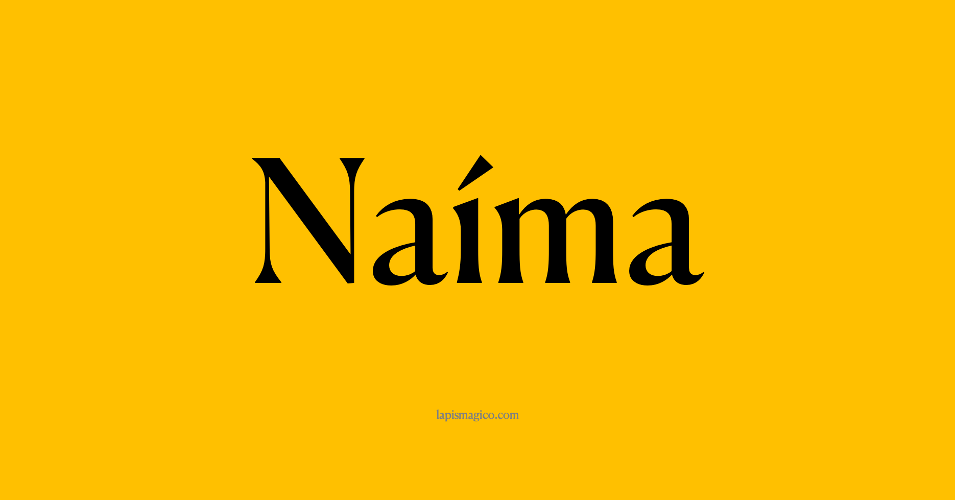 Nome Naíma, ficha divertida com pontilhado para crianças