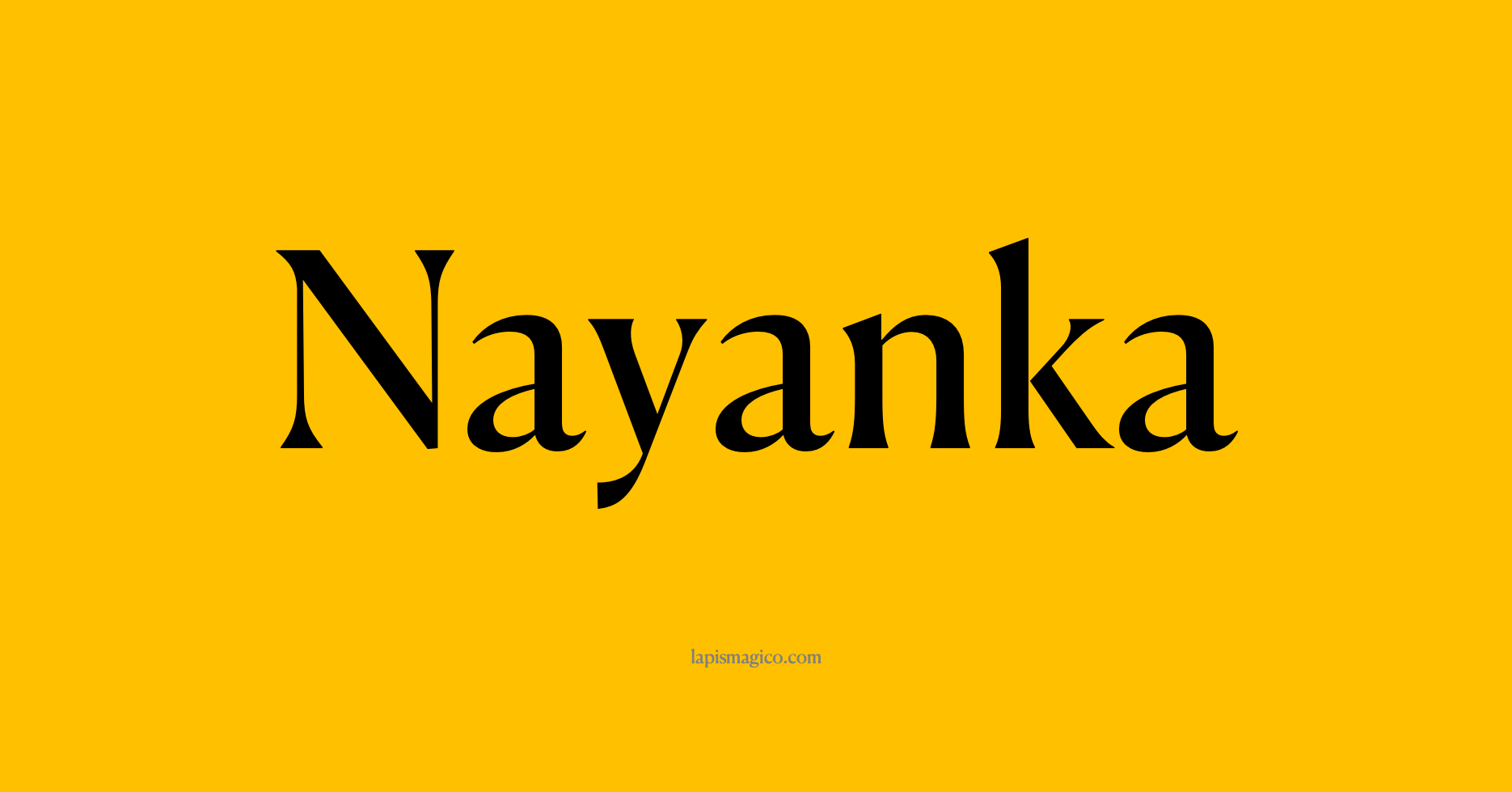 Nome Nayanka, ficha divertida com pontilhado para crianças