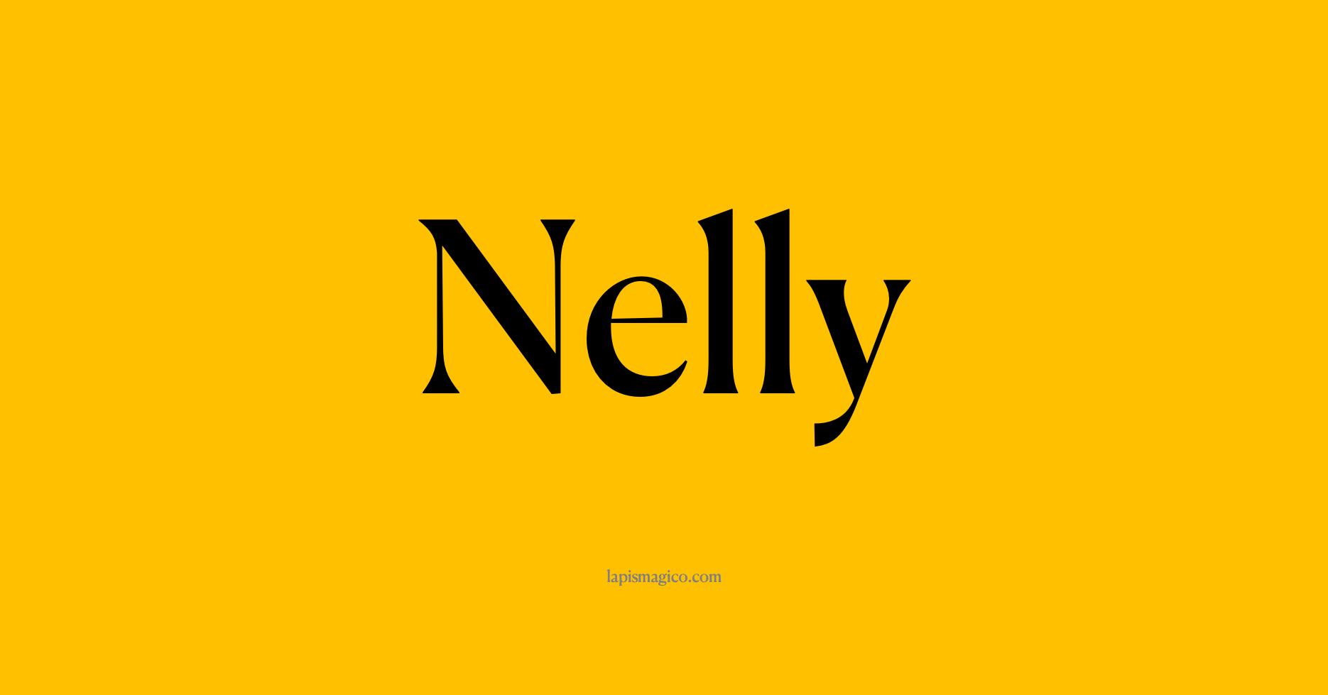 Nome Nelly, ficha divertida com pontilhado para crianças