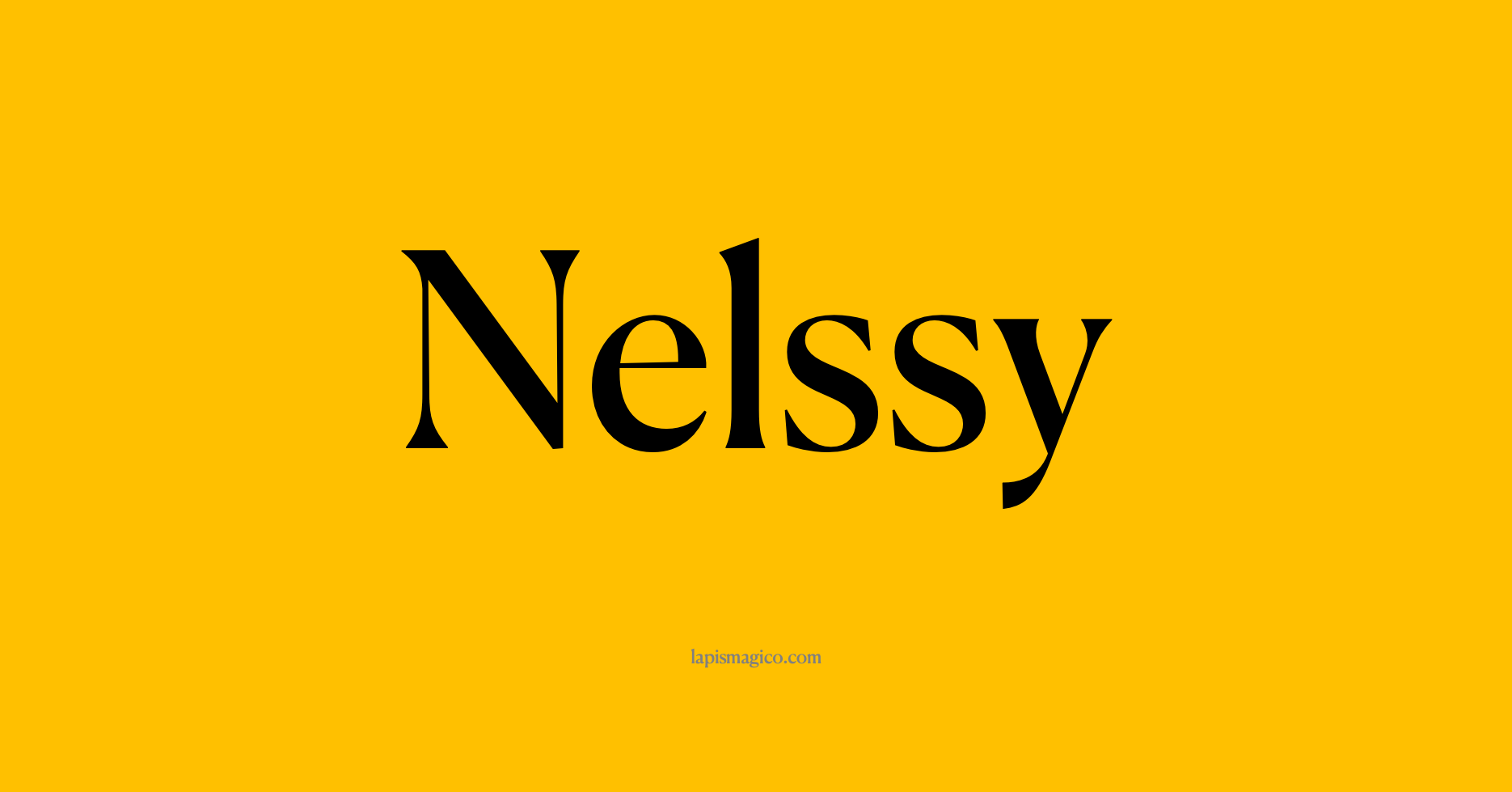 Nome Nelssy, ficha divertida com pontilhado para crianças