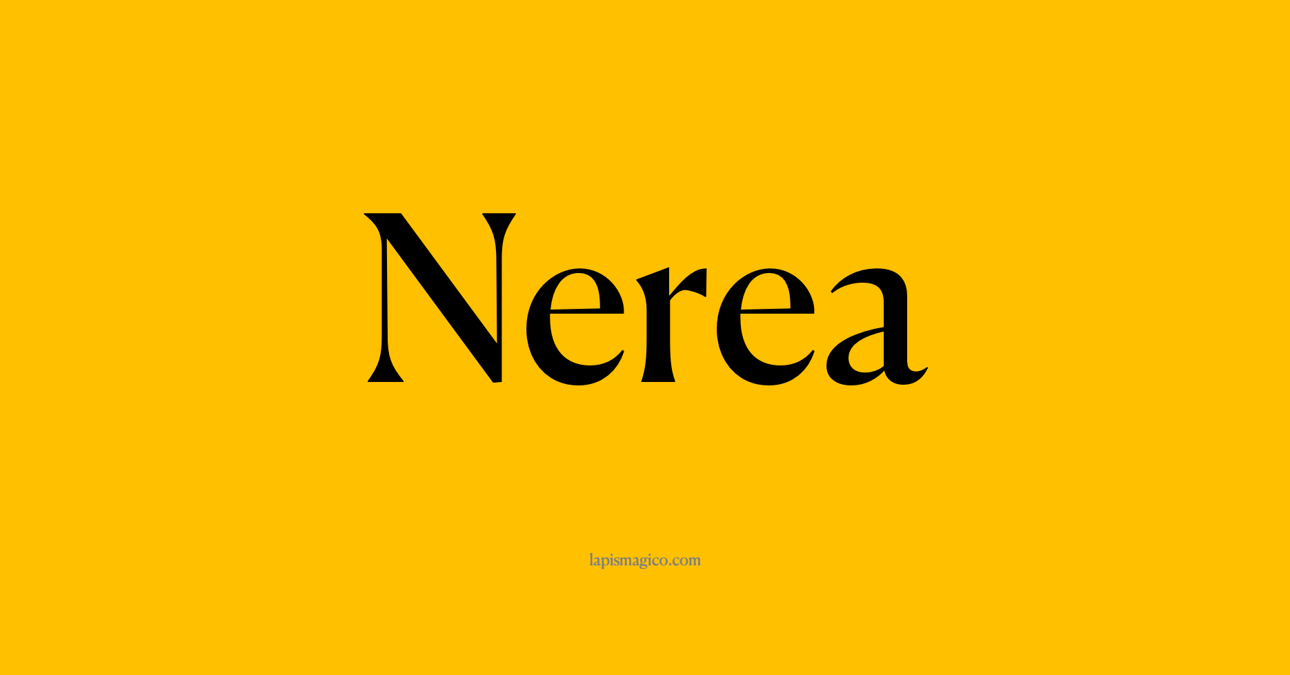 Nome Nerea, ficha divertida com pontilhado para crianças