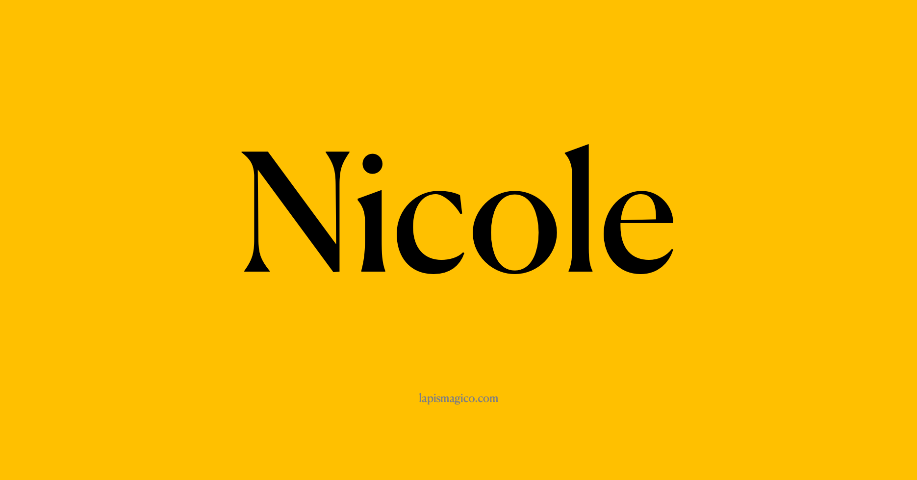 Nome Nicole, ficha divertida com pontilhado para crianças