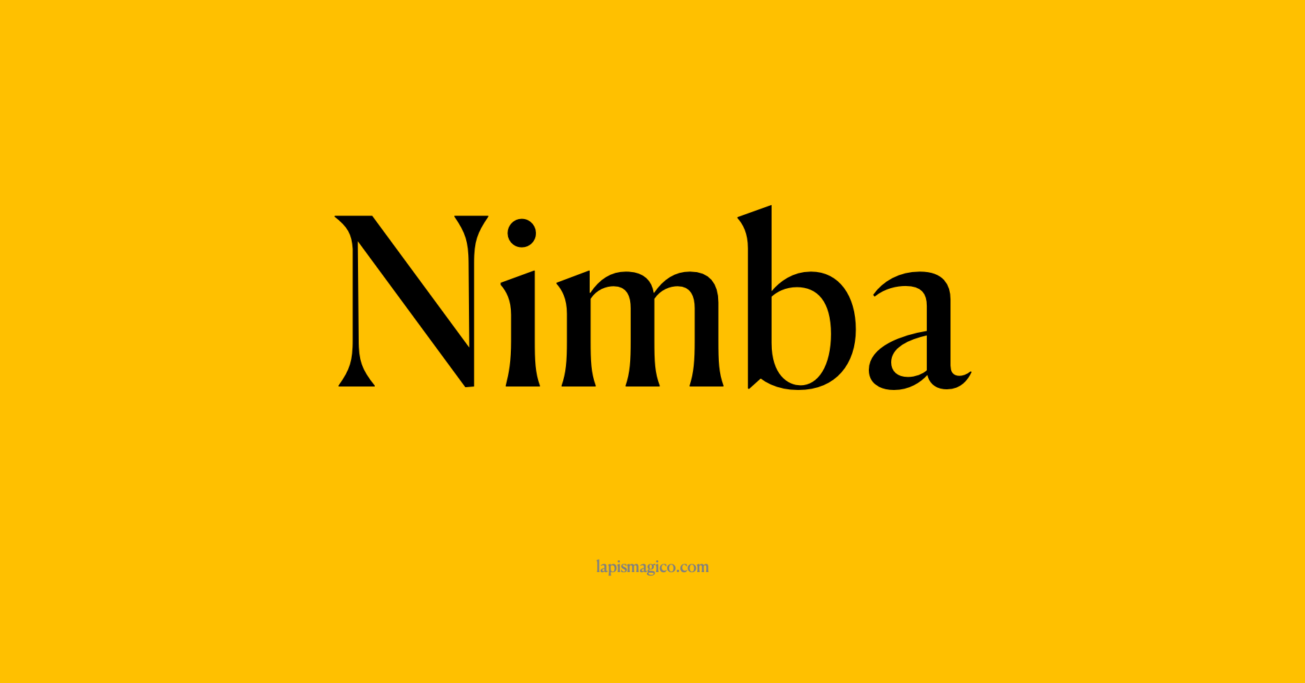 Nome Nimba, ficha divertida com pontilhado para crianças