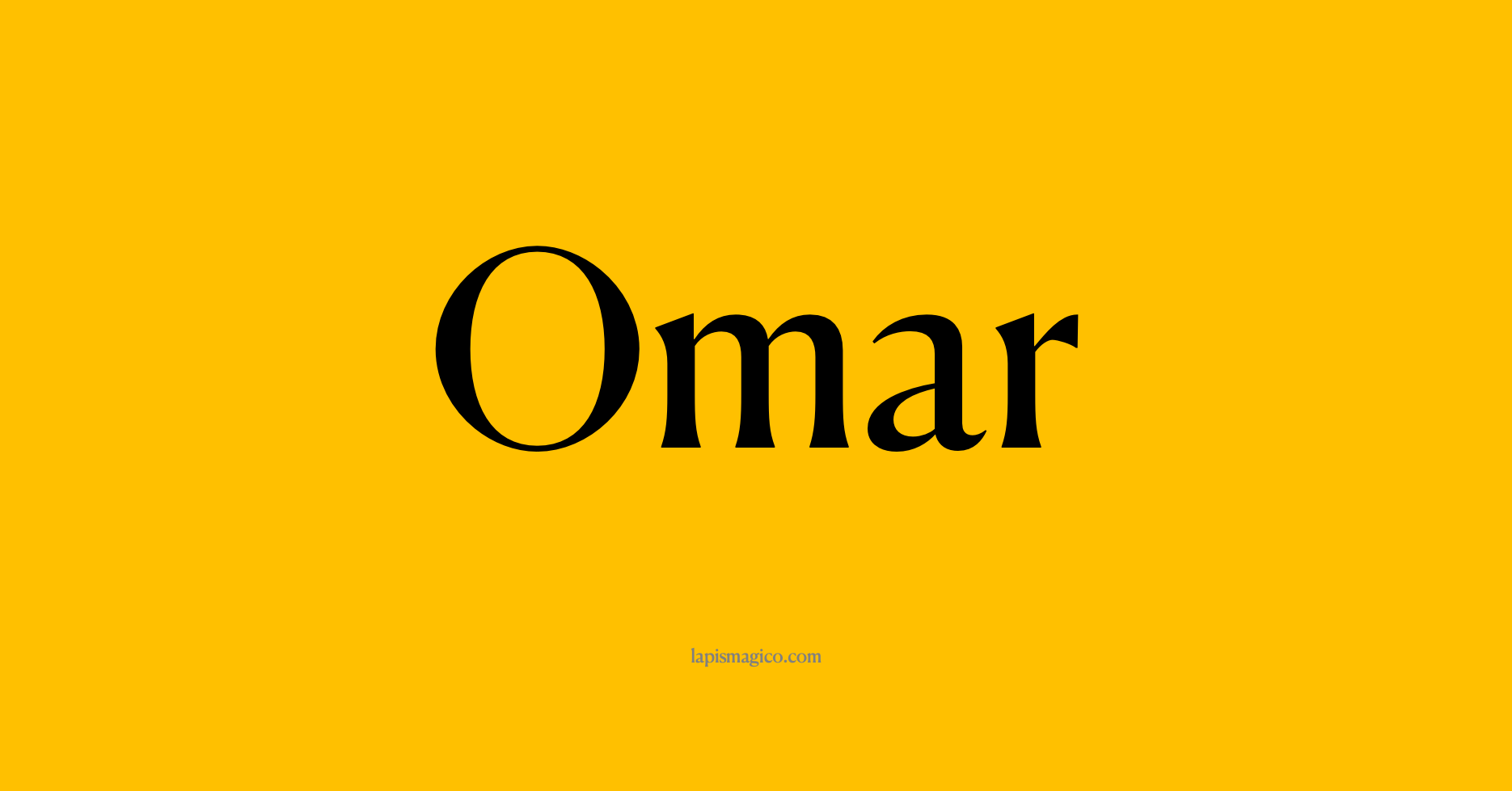 Nome Omar, ficha divertida com pontilhado para crianças