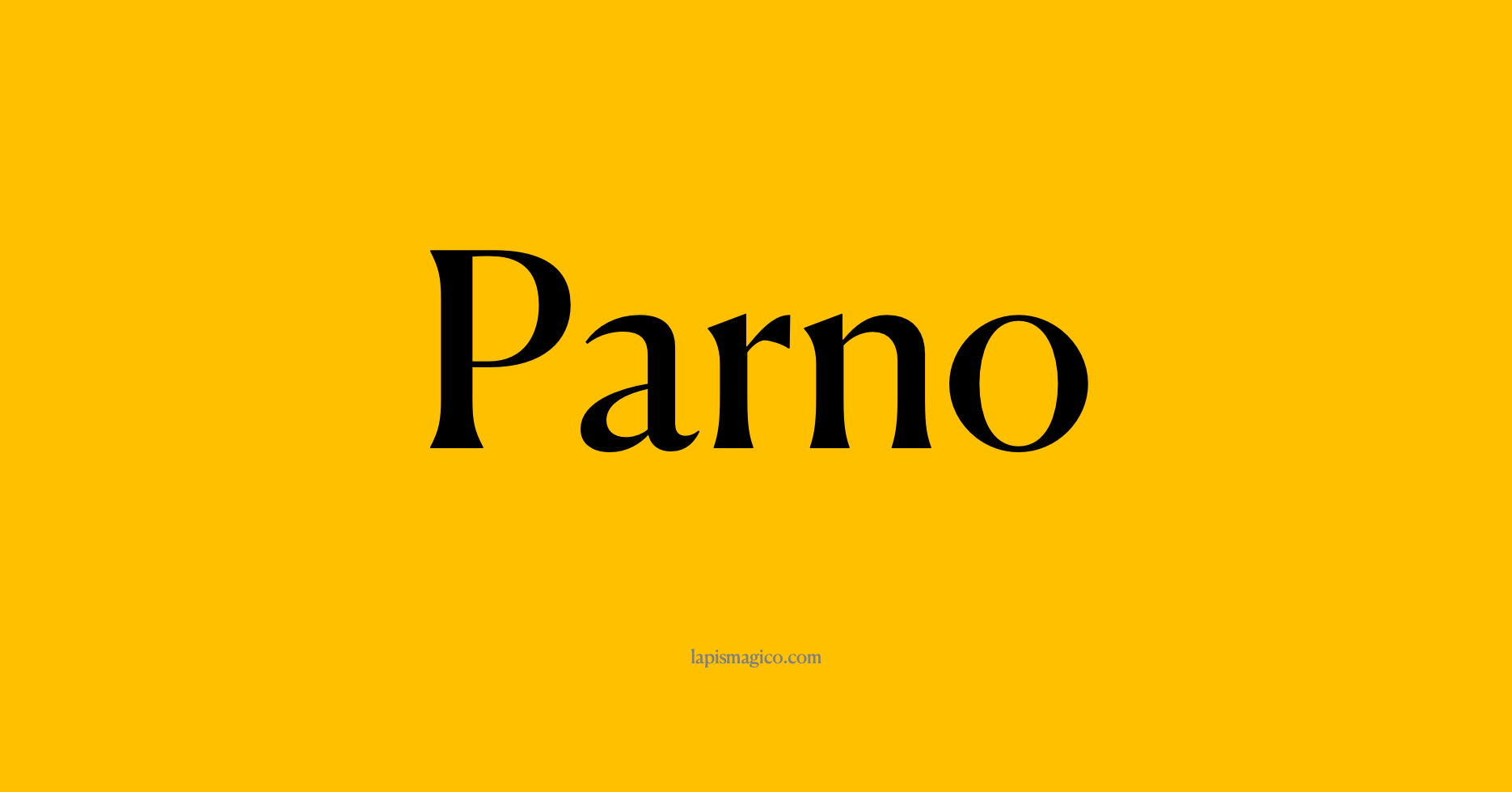Nome Parno, ficha divertida com pontilhado para crianças
