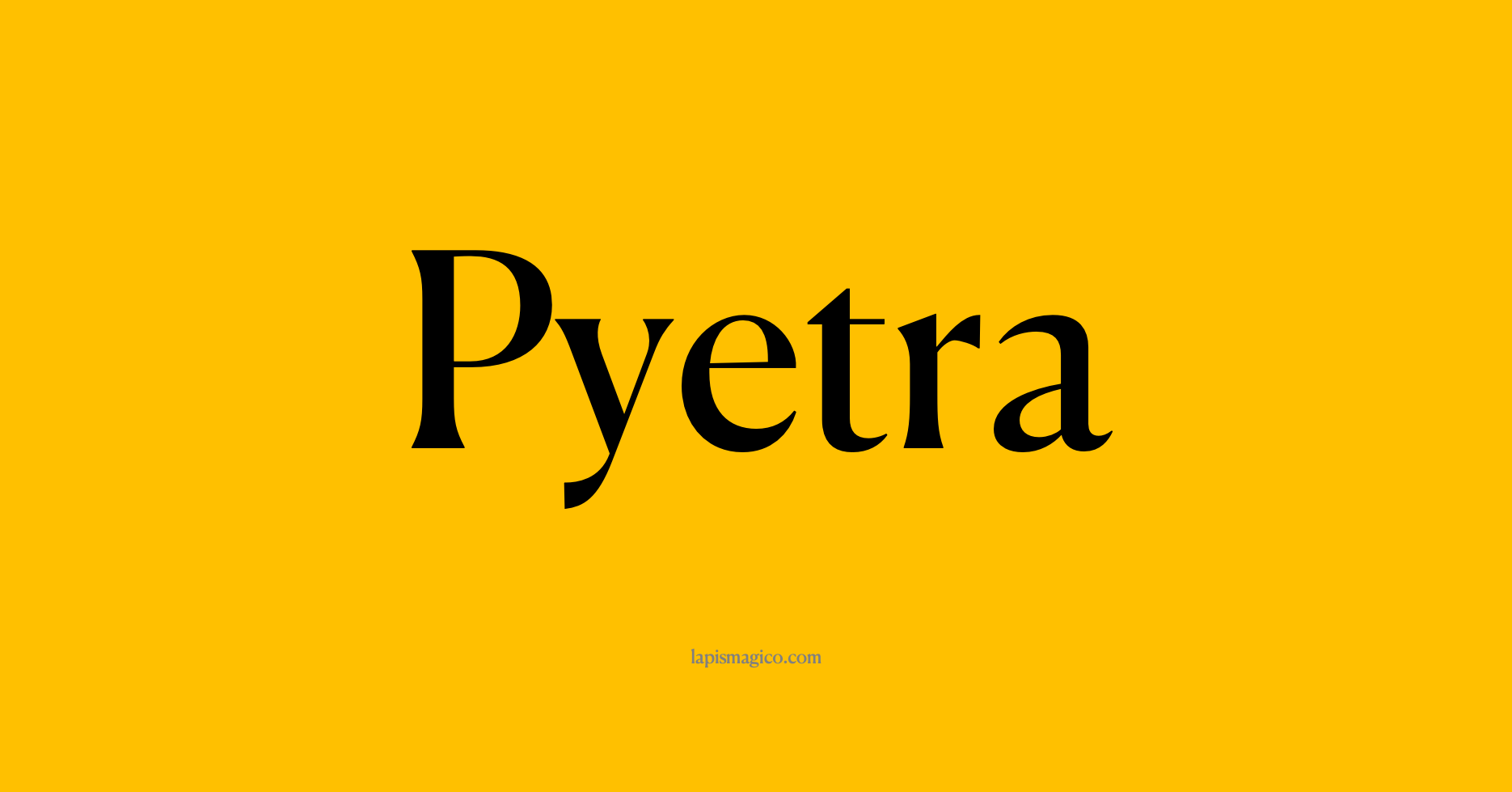 Nome Pyetra, ficha divertida com pontilhado para crianças