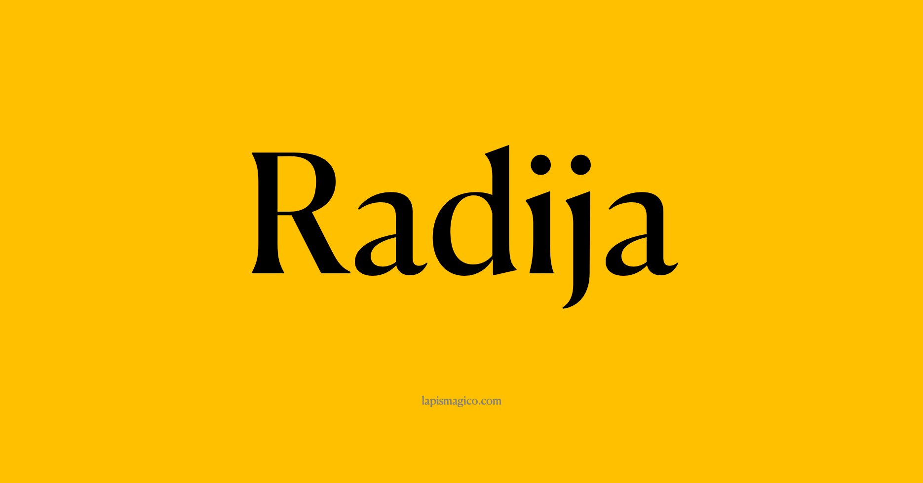 Nome Radija, ficha divertida com pontilhado para crianças
