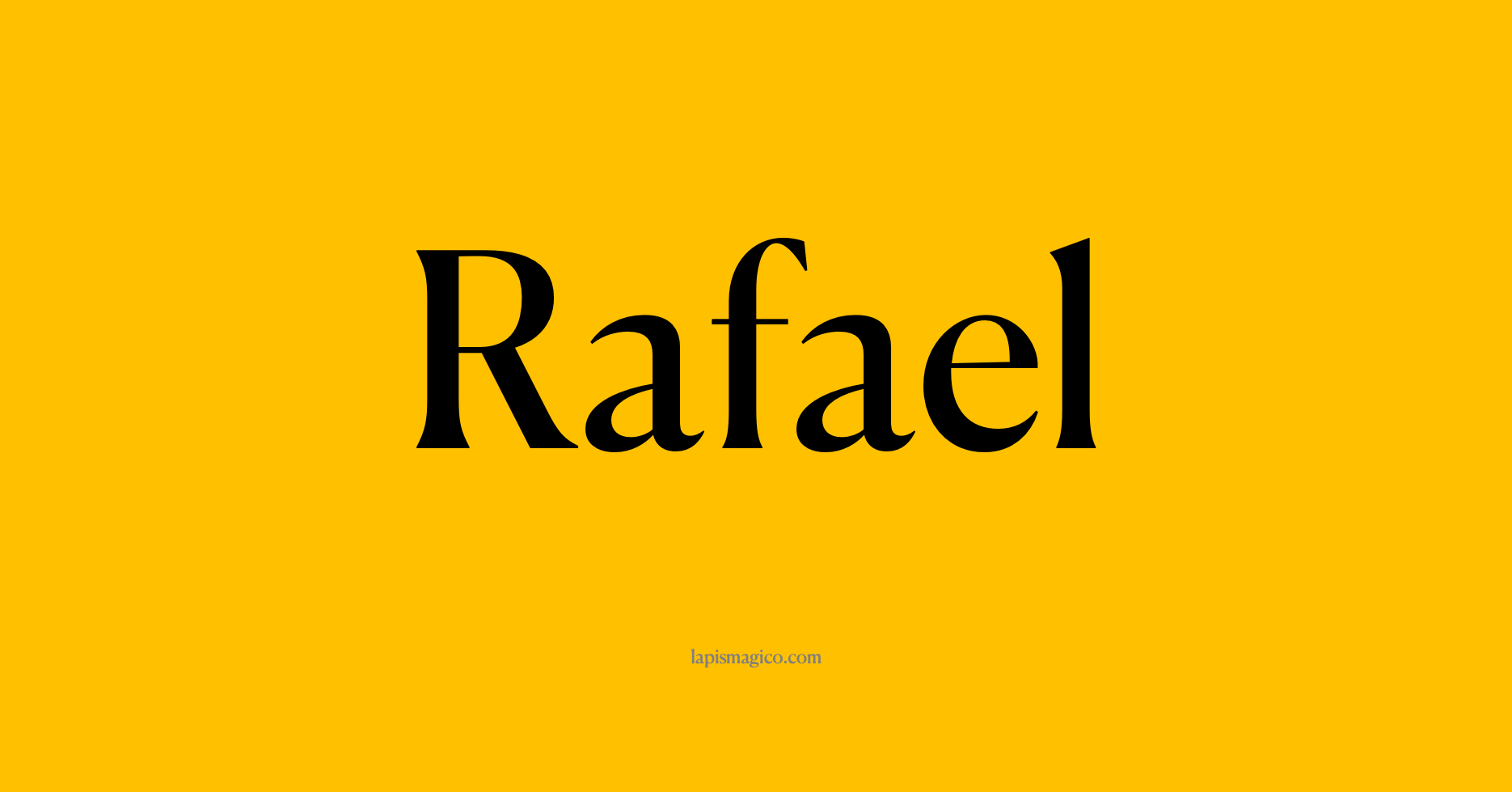 Nome Rafael, ficha divertida com pontilhado para crianças