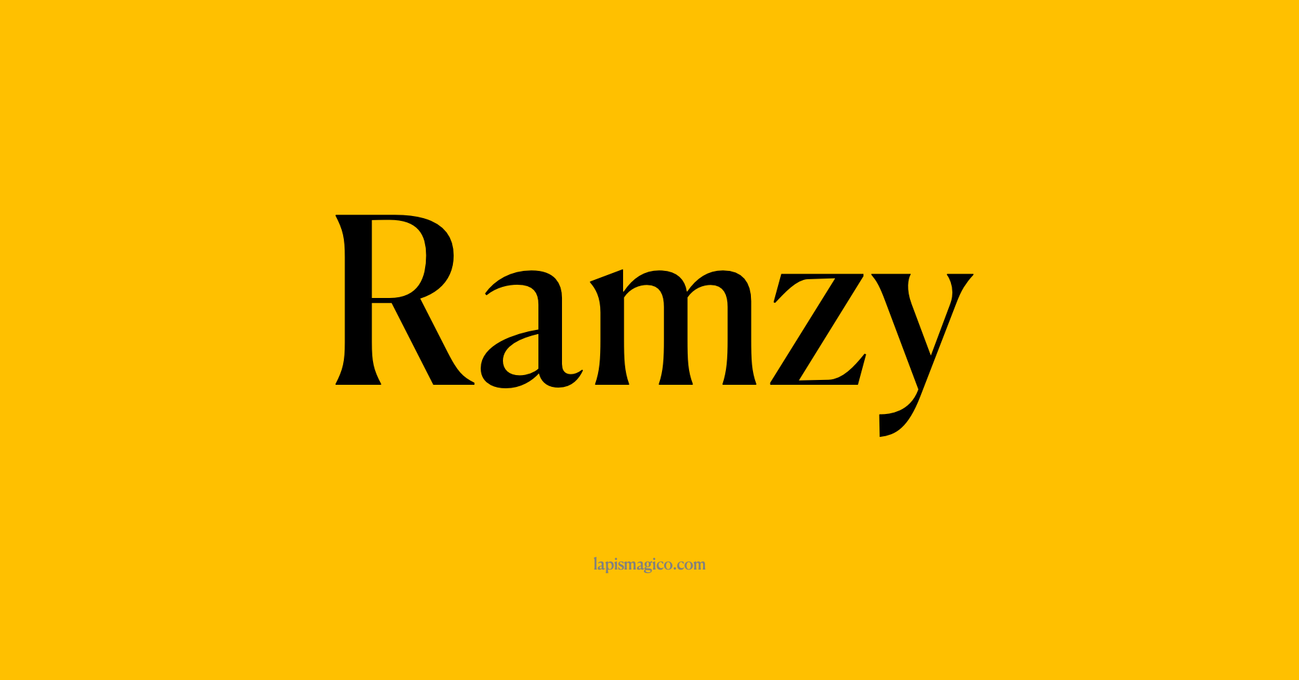 Nome Ramzy, ficha divertida com pontilhado para crianças
