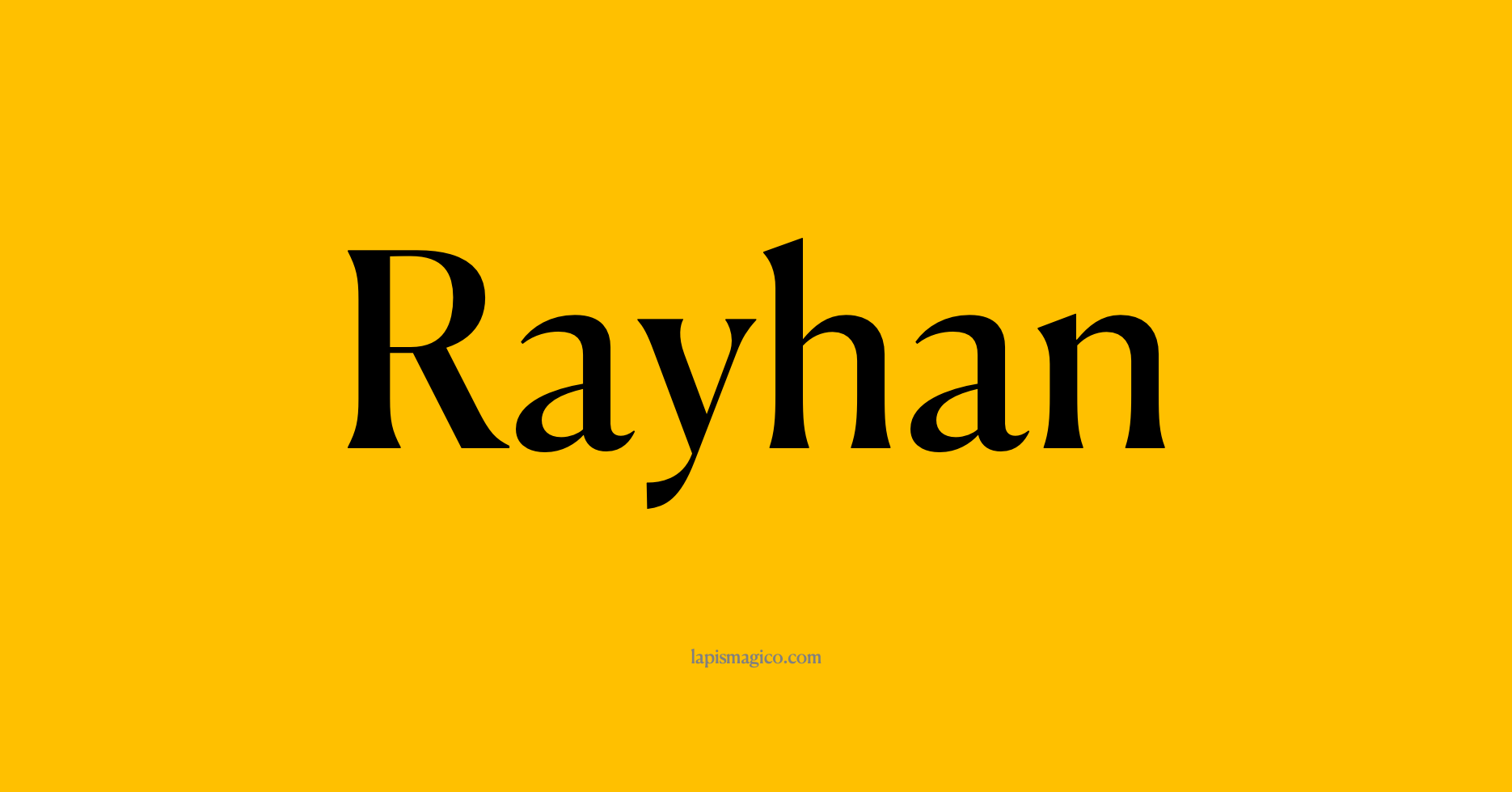 Nome Rayhan, ficha divertida com pontilhado para crianças