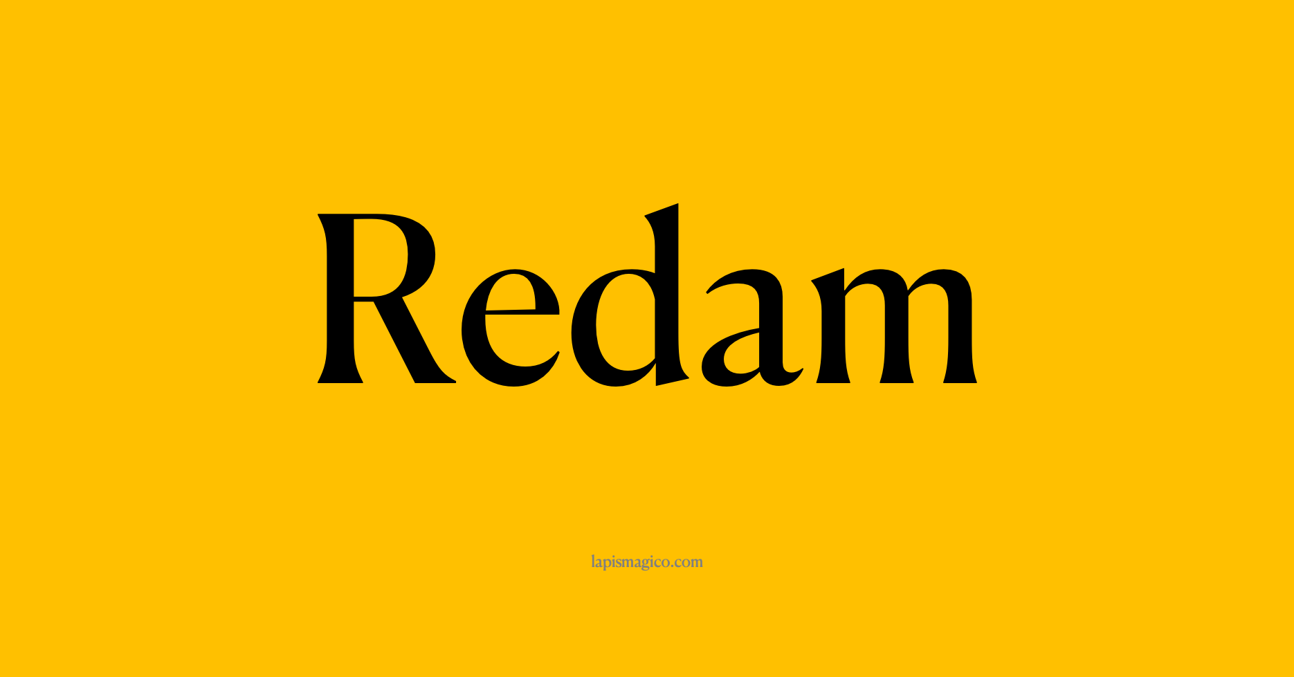 Nome Redam, ficha divertida com pontilhado para crianças
