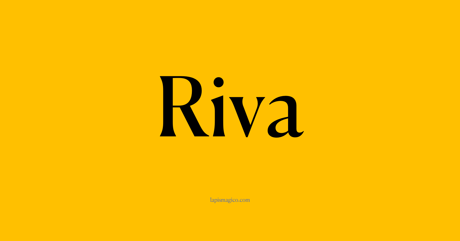 Nome Riva, ficha divertida com pontilhado para crianças