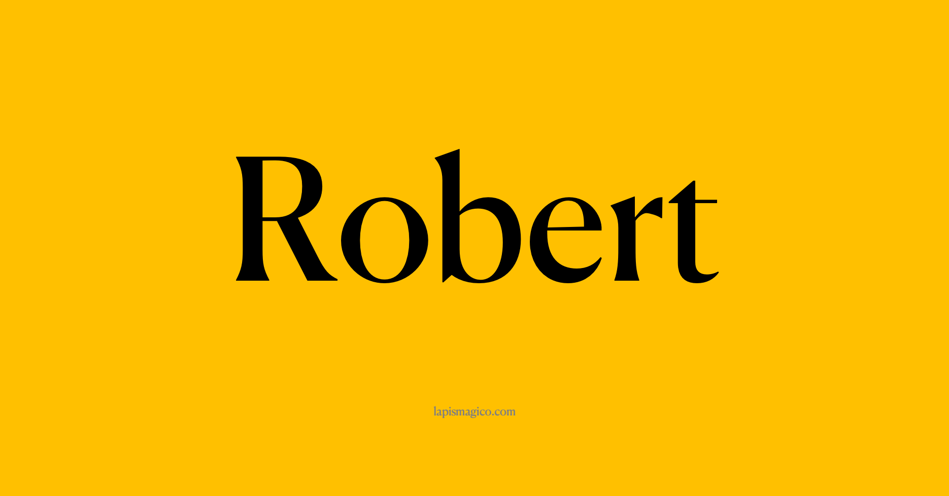 Nome Robert, ficha divertida com pontilhado para crianças