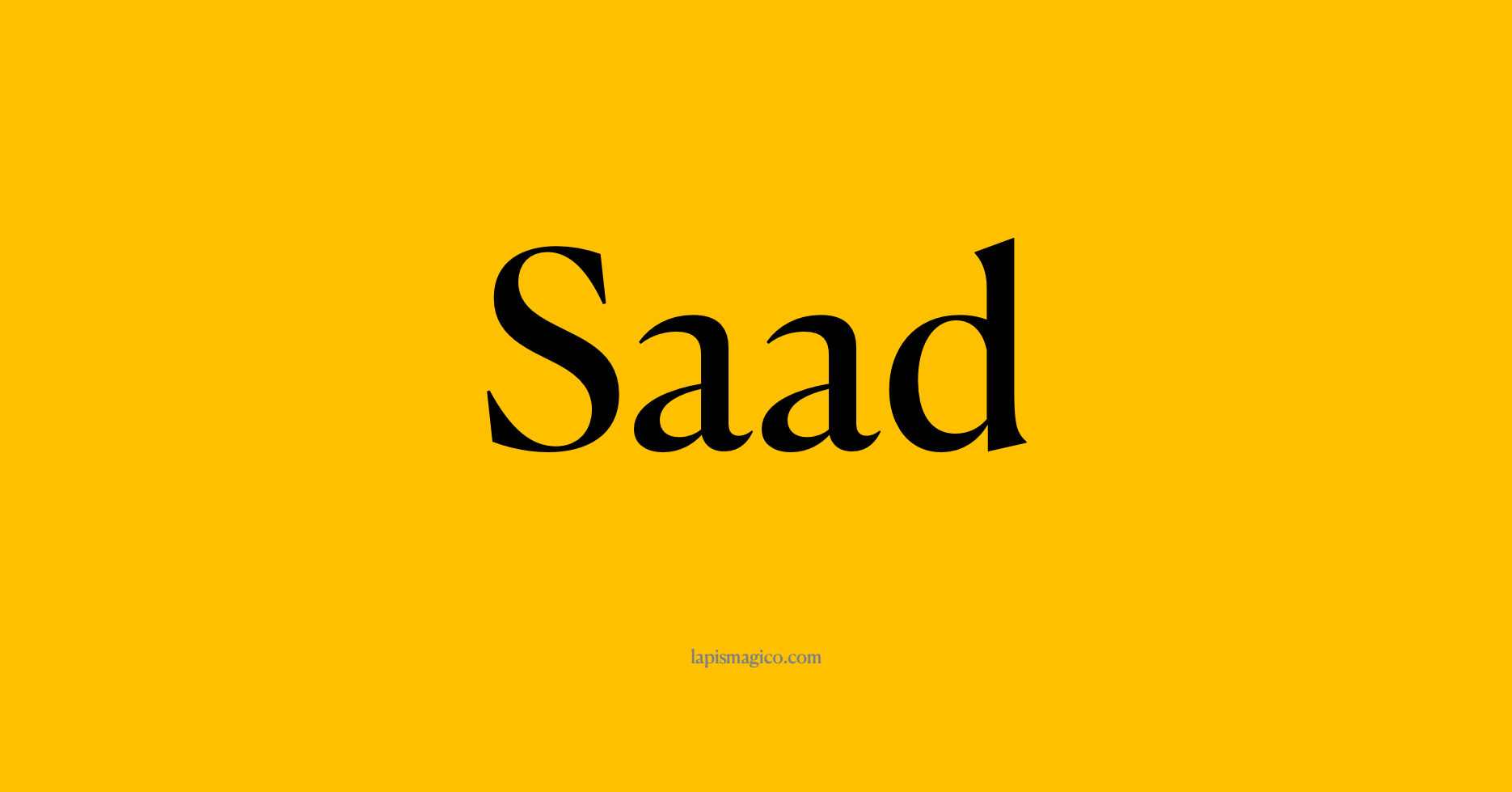 Nome Saad, ficha divertida com pontilhado para crianças