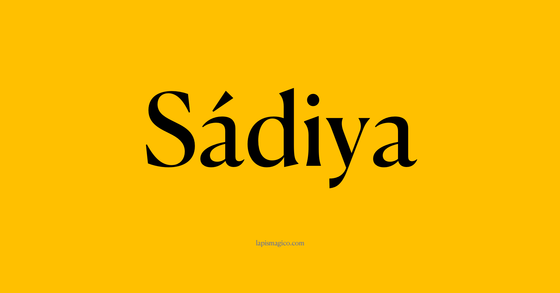Nome Sádiya, ficha divertida com pontilhado para crianças